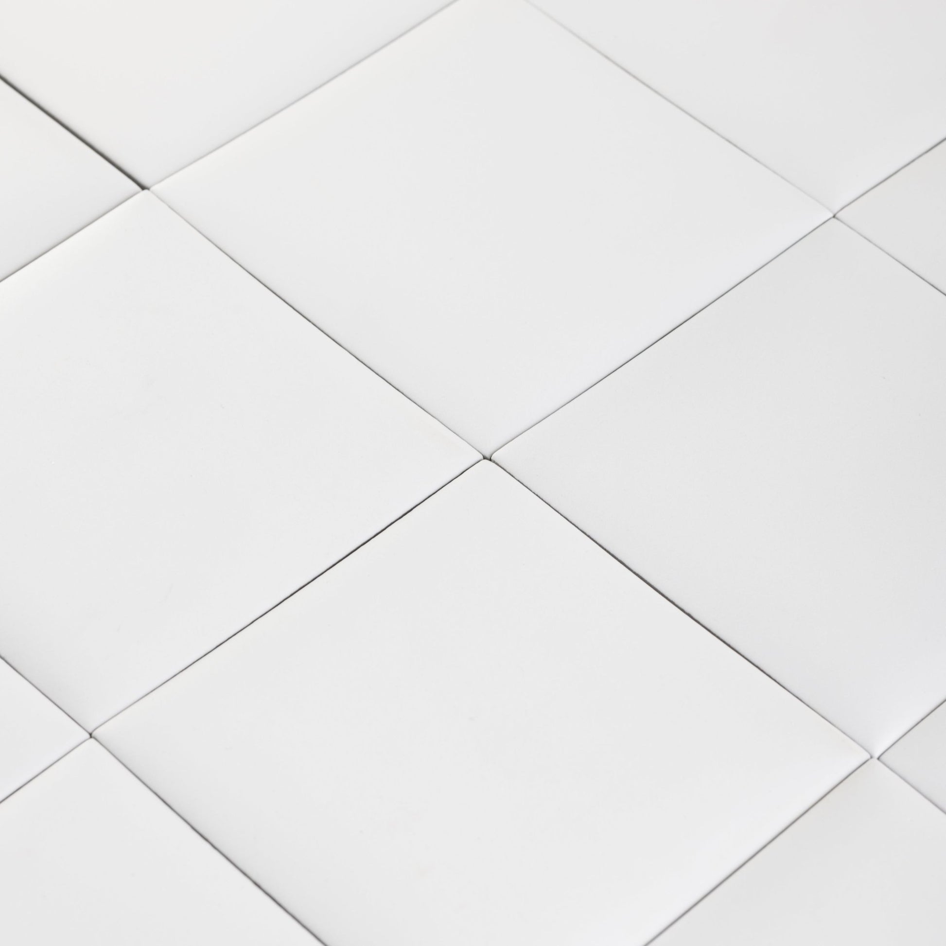 Bonbon 4.5x4.5 Coconut Matte Porcelain Tile - Cemento Collection