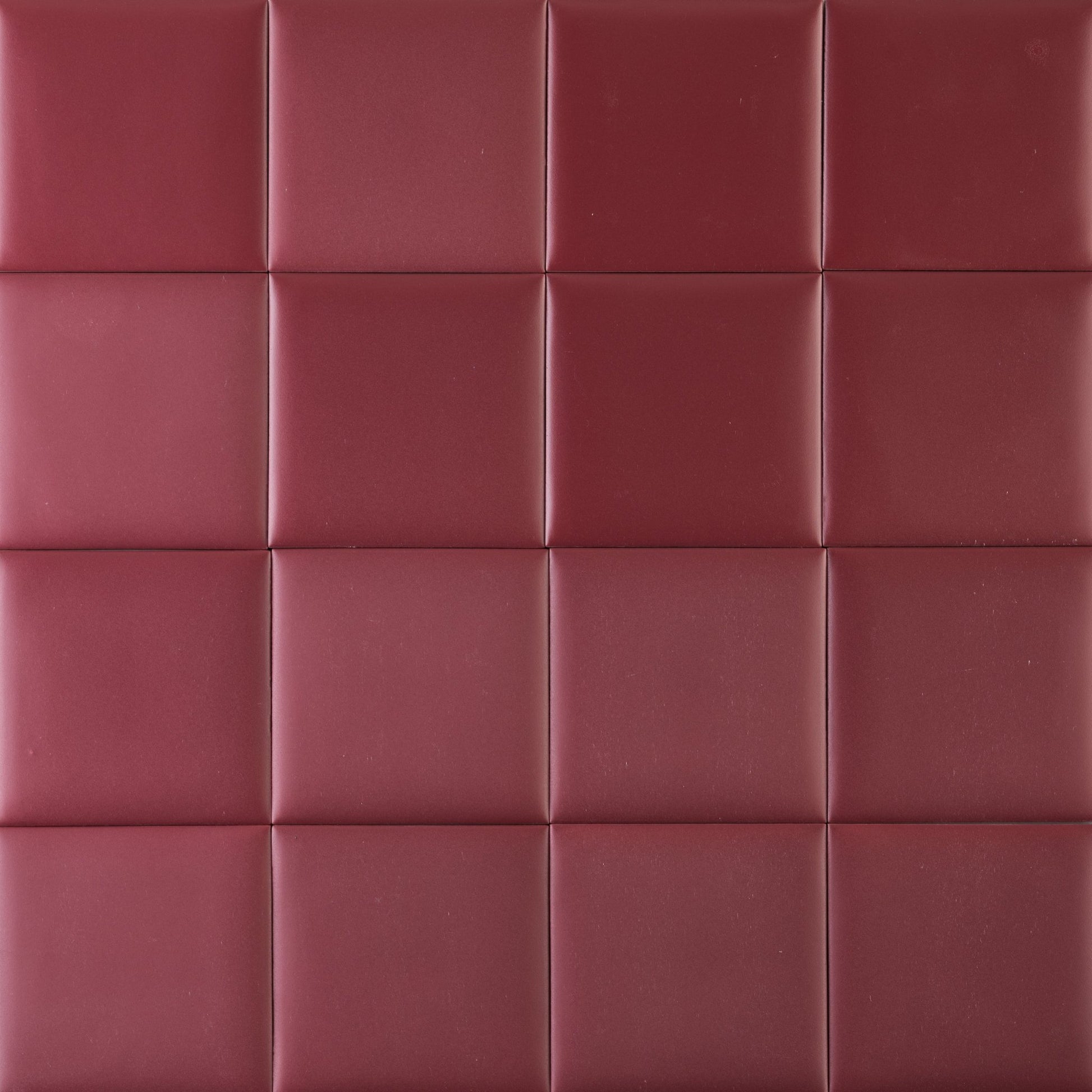 Bonbon 4.5x4.5 Cranberry Matte Porcelain Tile - Cemento Collection