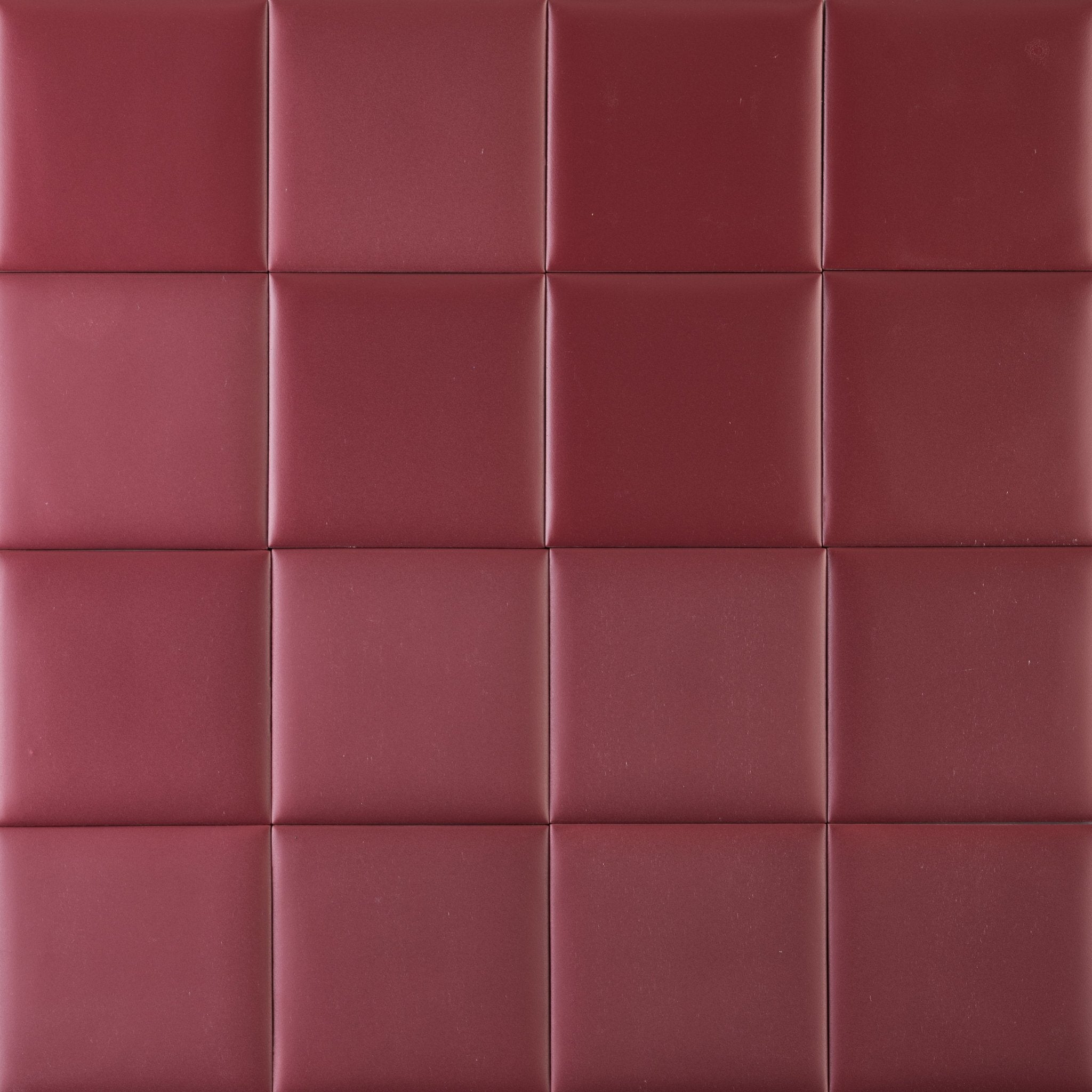 Bonbon 4.5x4.5 Cranberry Matte Porcelain Tile - Cemento Collection