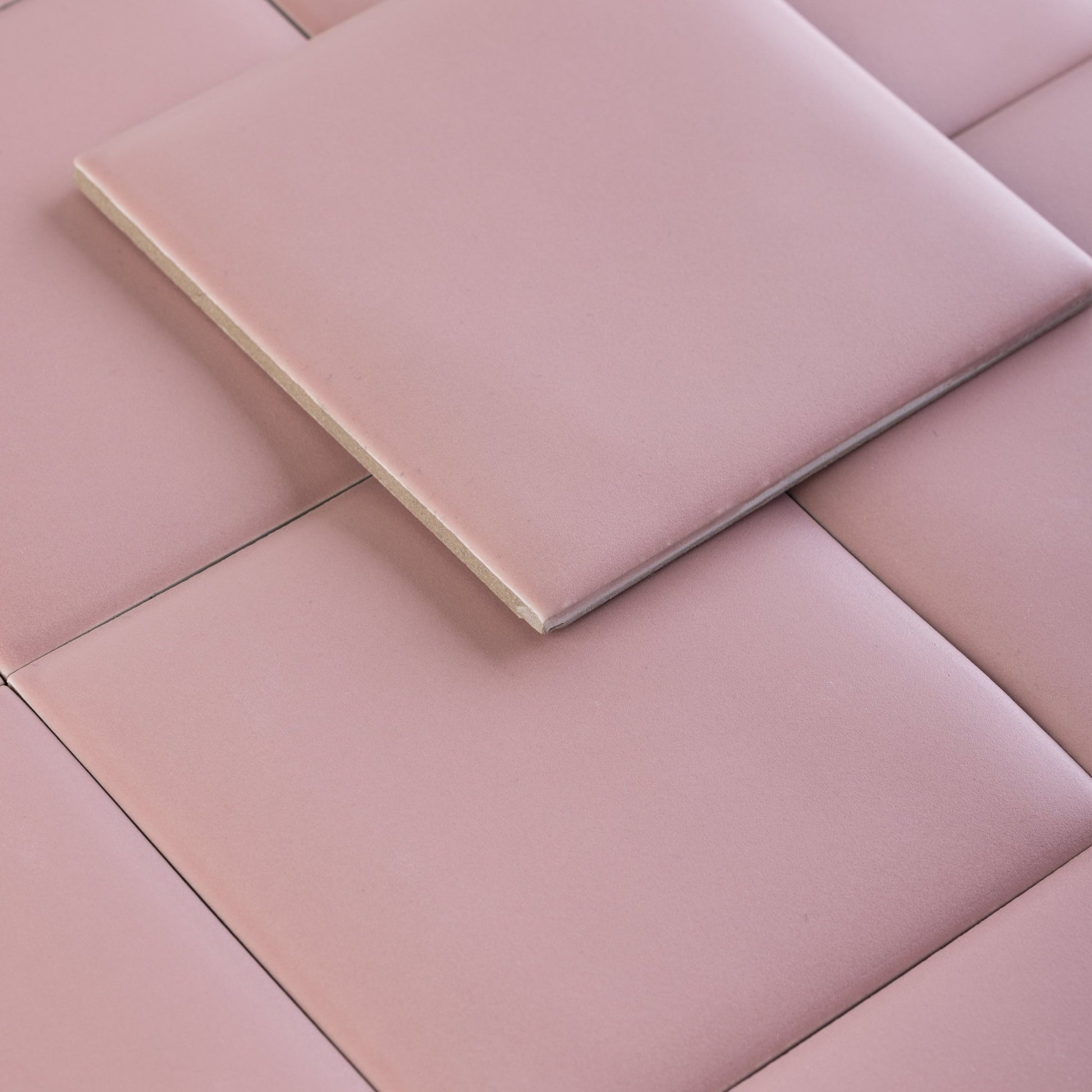 Bonbon 4.5x4.5 Lilly Pilly Berries Matte Porcelain Tile - Cemento Collection