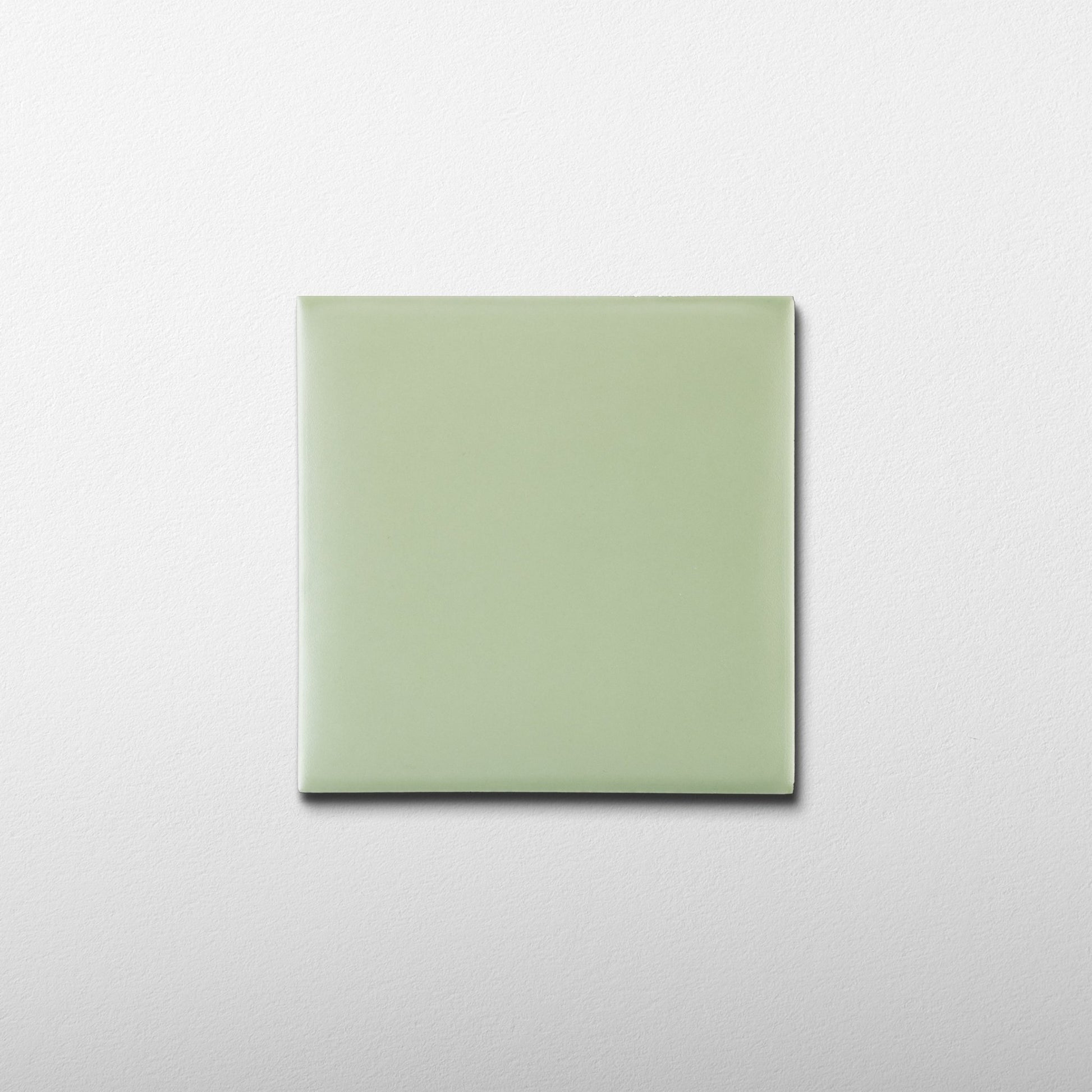 Bonbon 4.5x4.5 Lime Green Matte Porcelain Tile - Cemento Collection