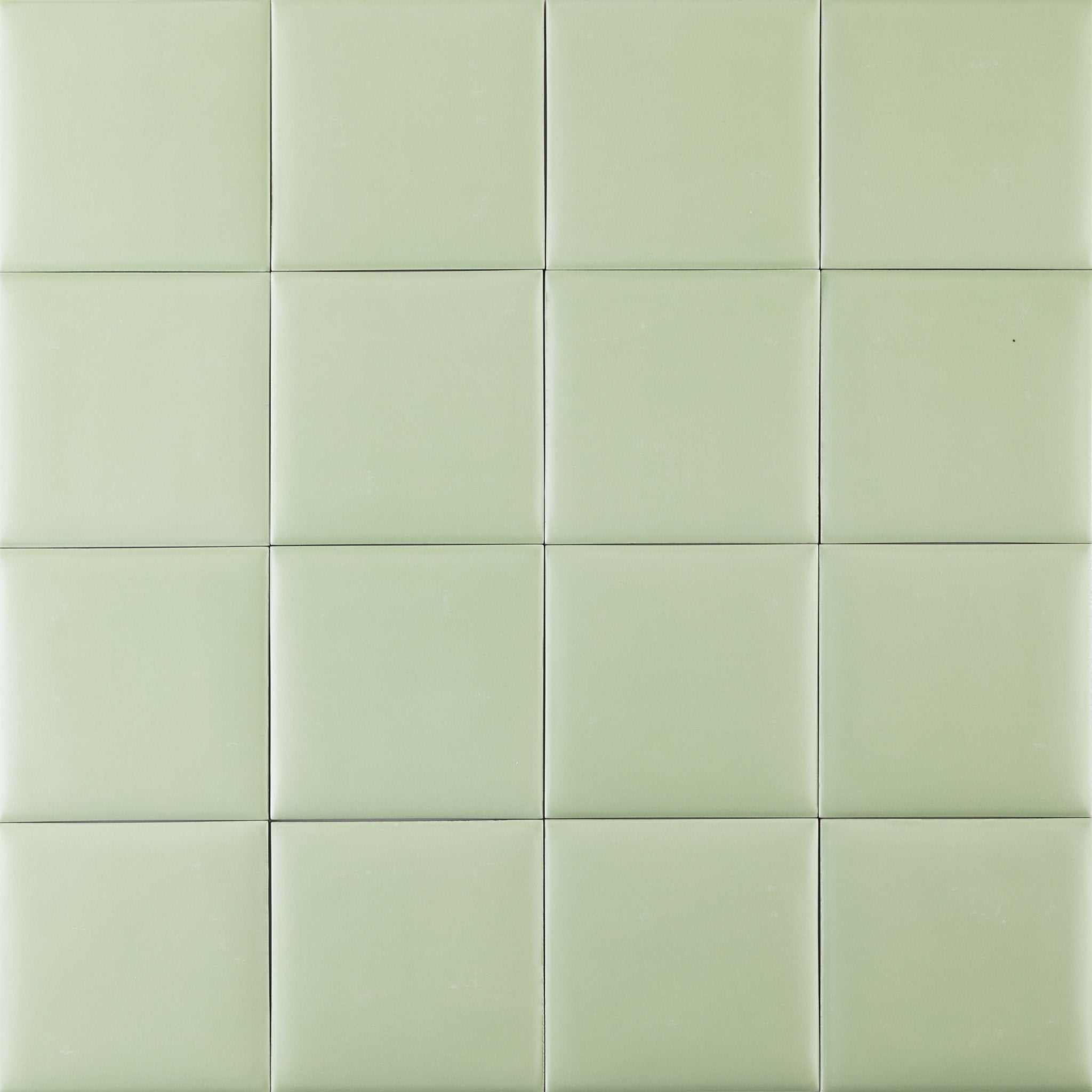 Bonbon 4.5x4.5 Lime Green Matte Porcelain Tile - Cemento Collection