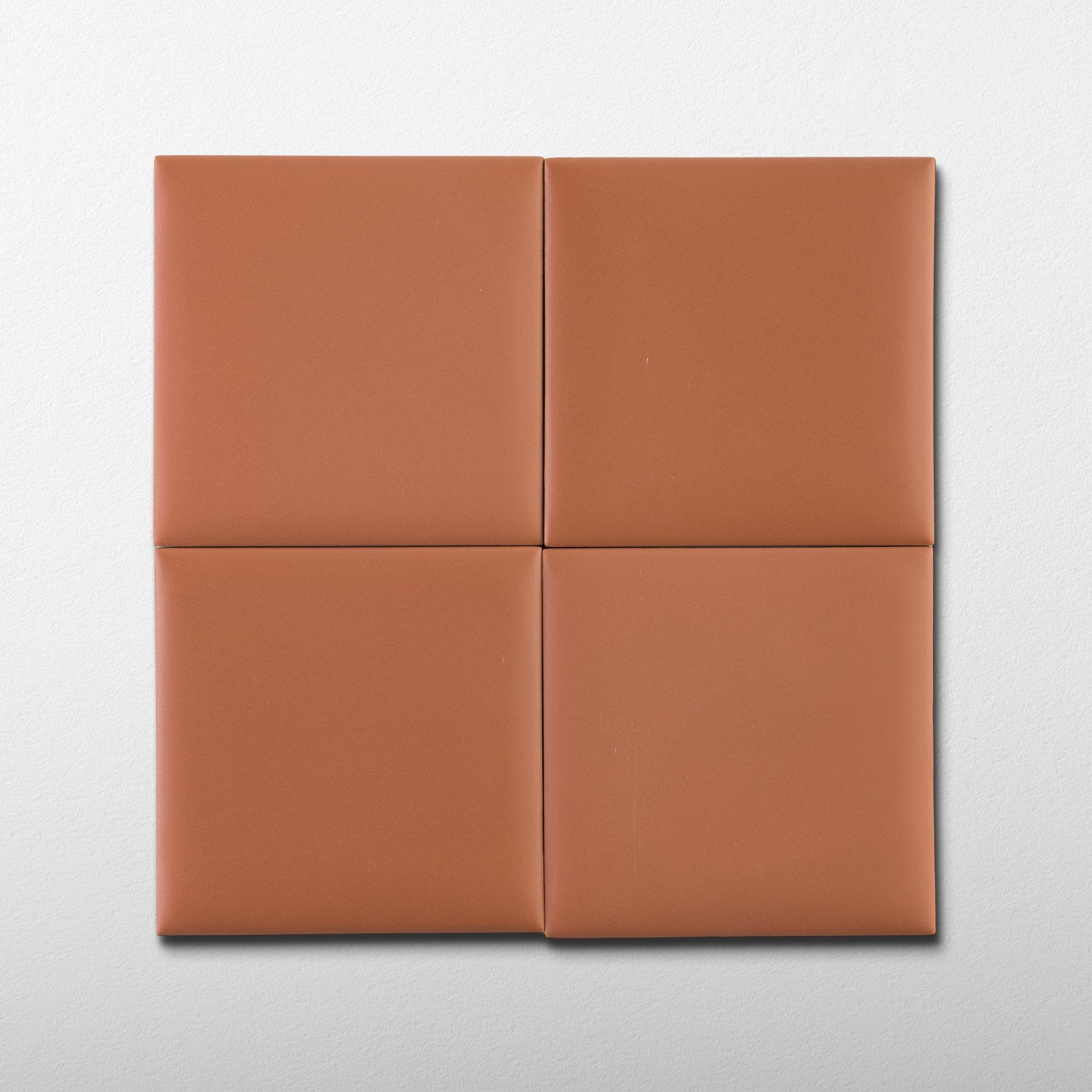 Bonbon 4.5x4.5 Ripe Peach Skin Matte Porcelain Tile - Cemento Collection