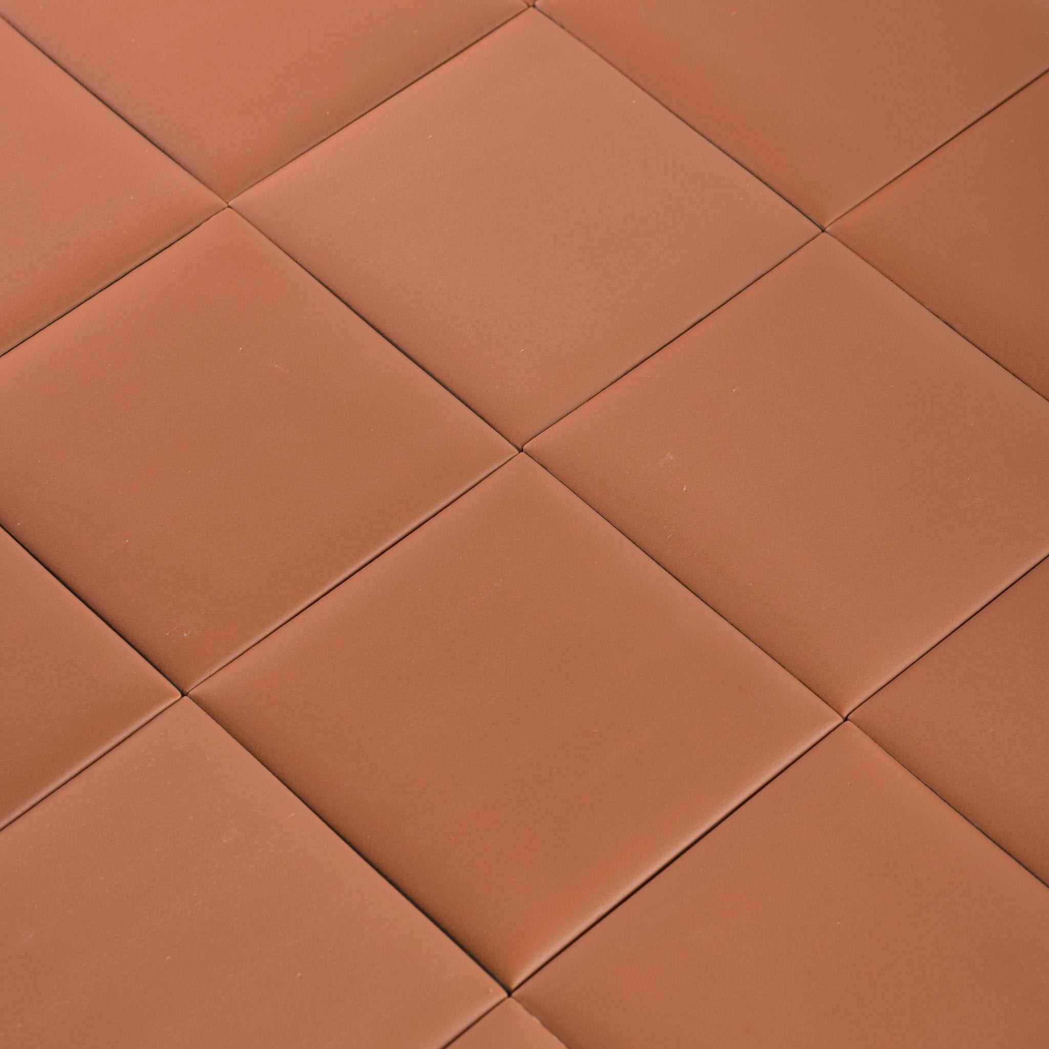 Bonbon 4.5x4.5 Ripe Peach Skin Matte Porcelain Tile - Cemento Collection