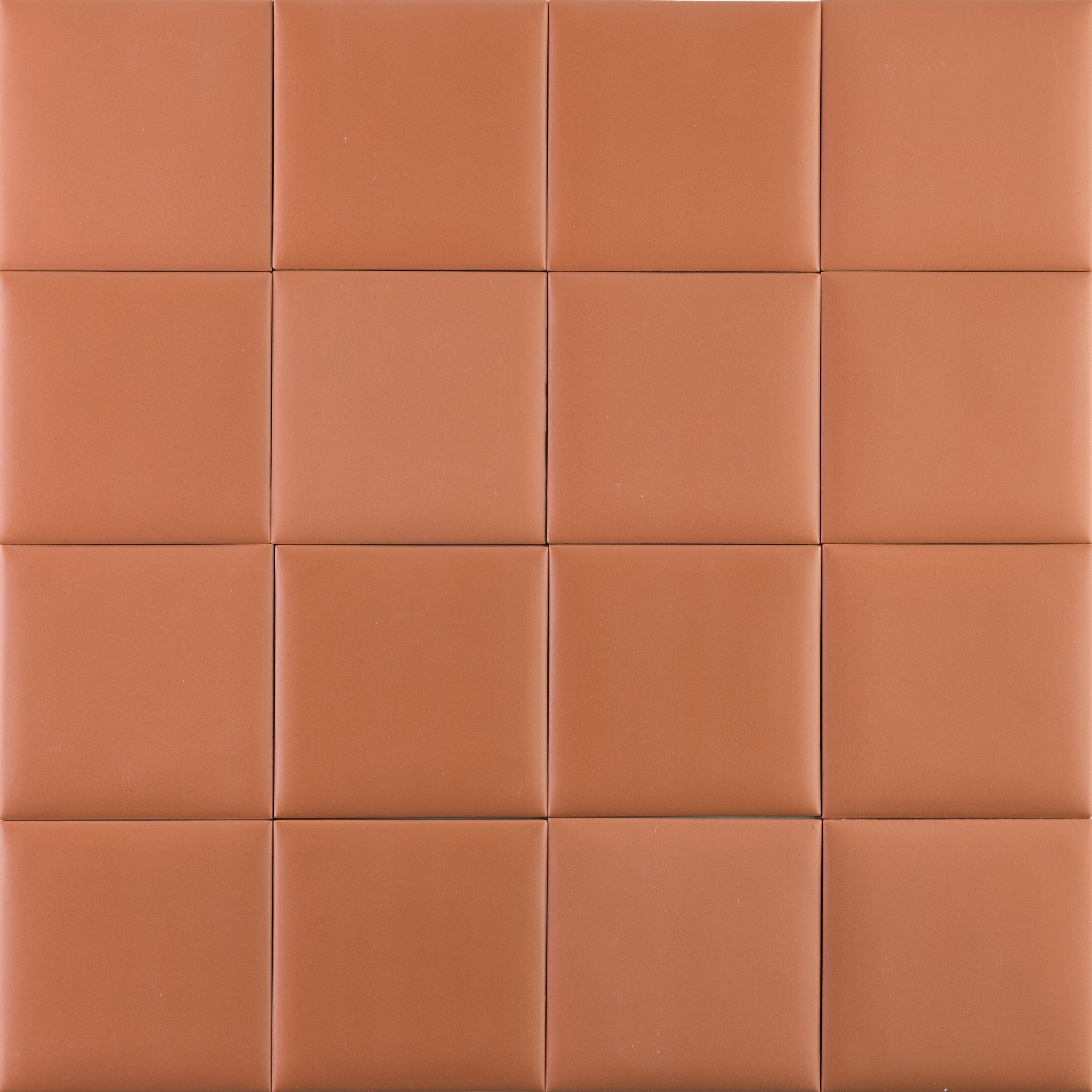Bonbon 4.5x4.5 Ripe Peach Skin Matte Porcelain Tile - Cemento Collection