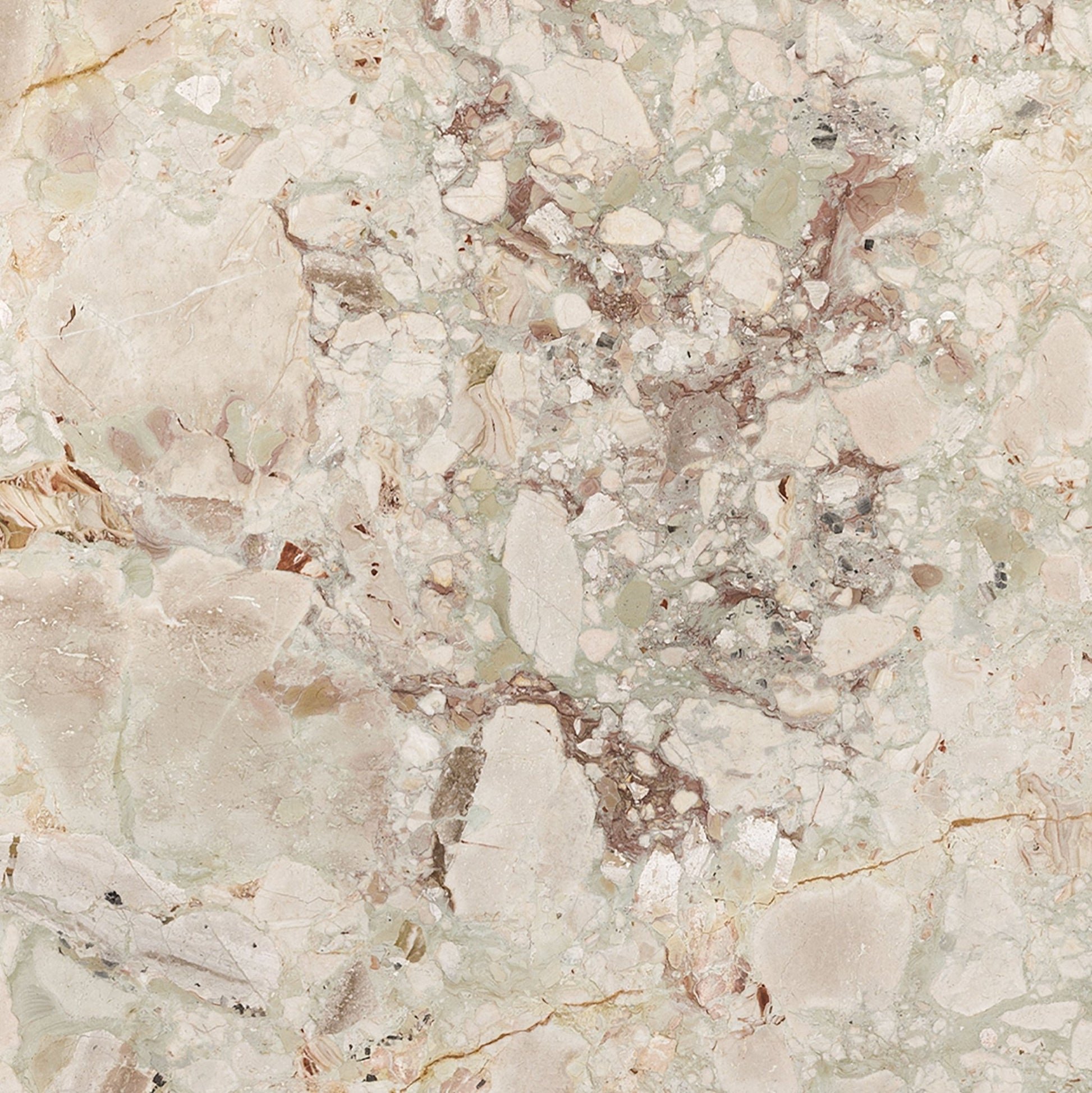 Botticelli Breccia Rose Marble Honed Slab