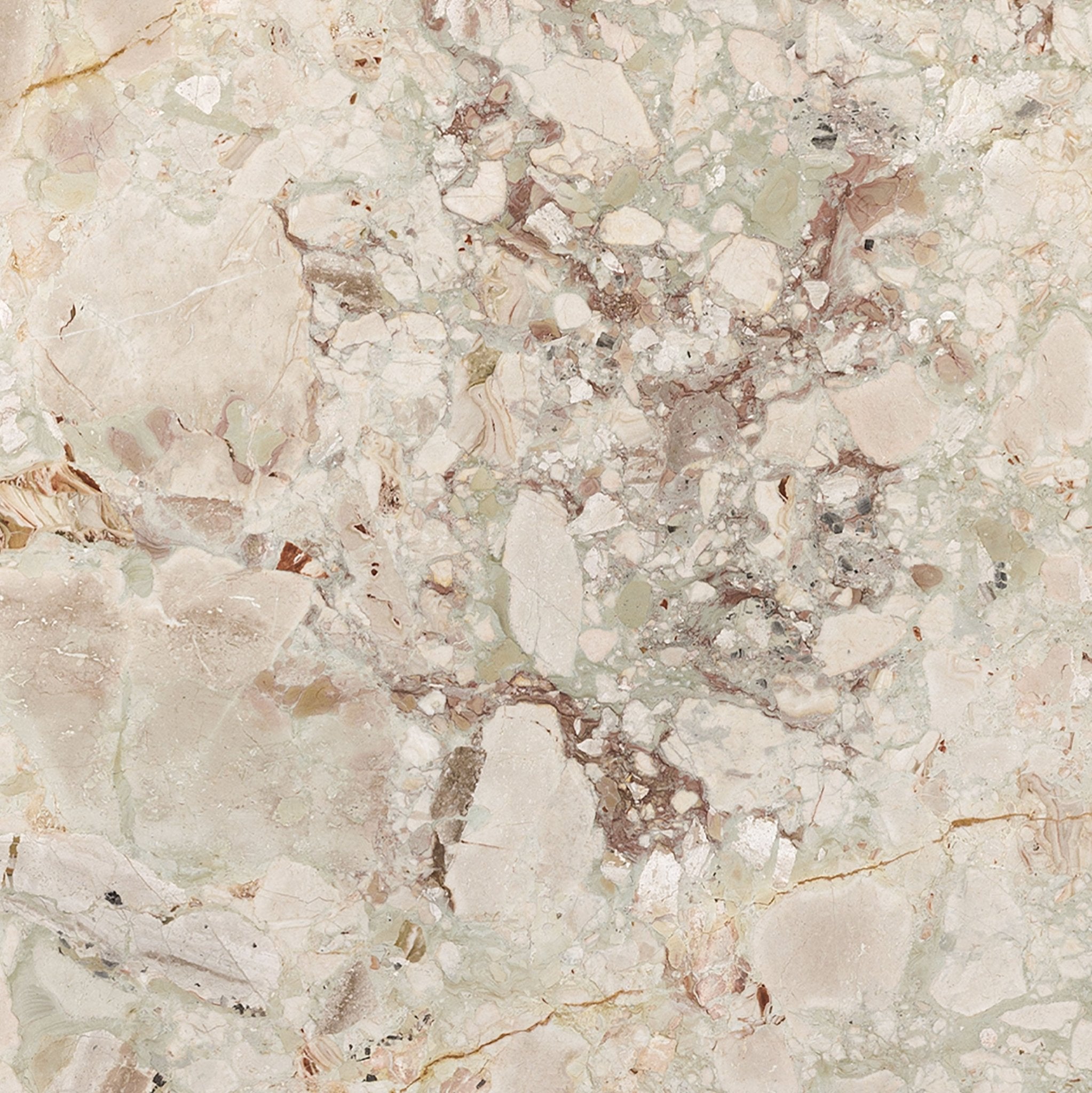 Botticelli Breccia Rose Marble Honed Slab