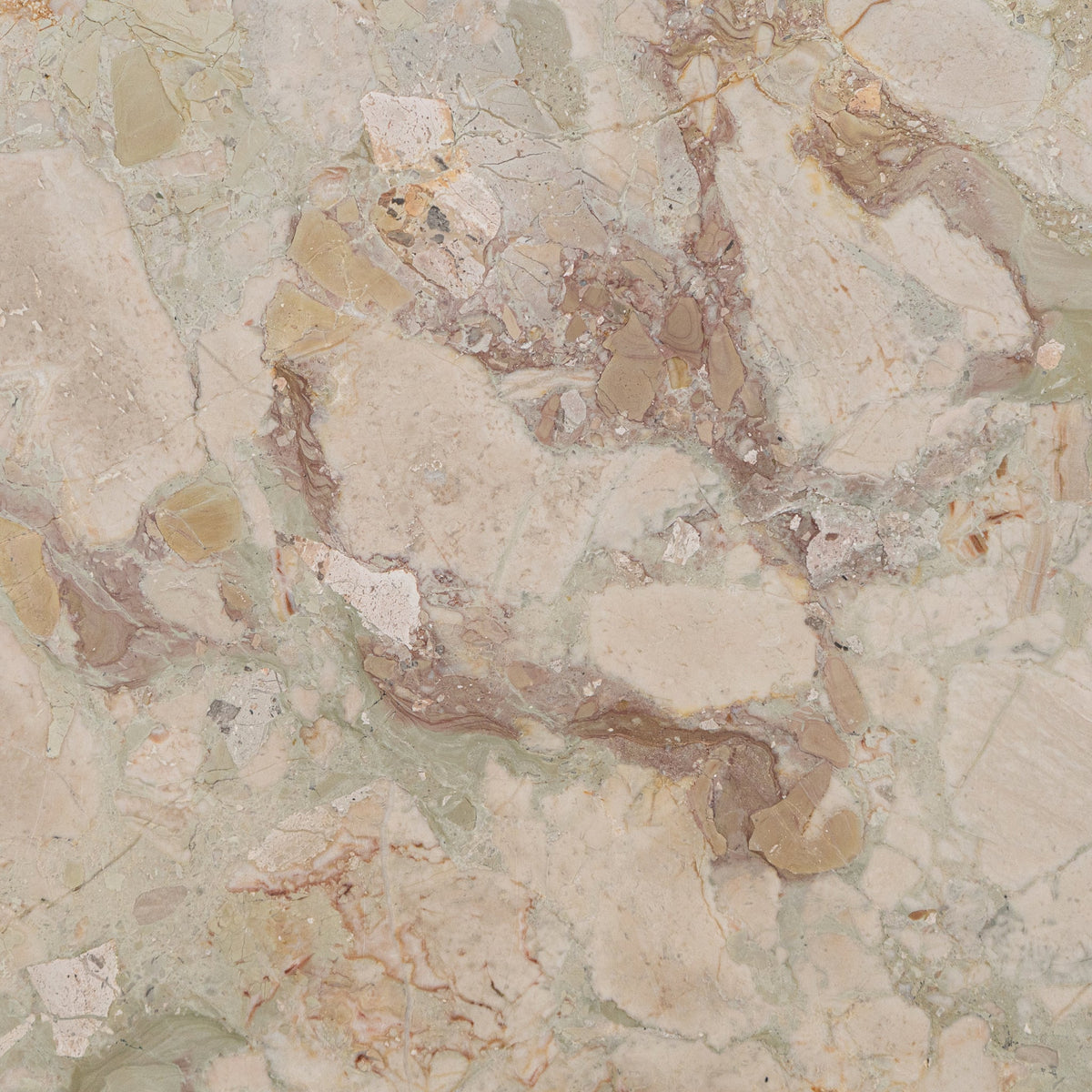 Botticelli Breccia Rose Marble Honed Slab - Cemento Collection
