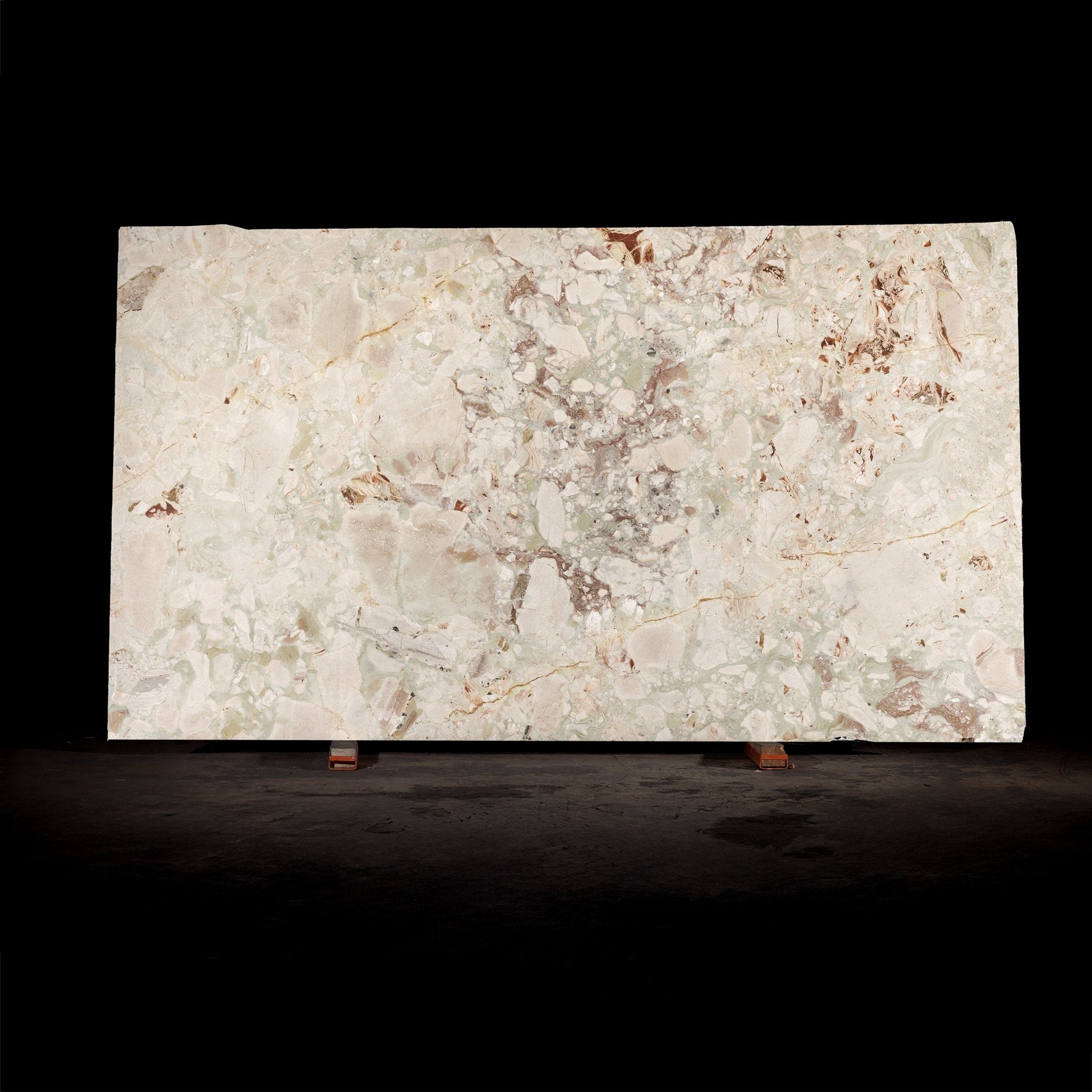 Botticelli Breccia Rose Marble Honed Slab