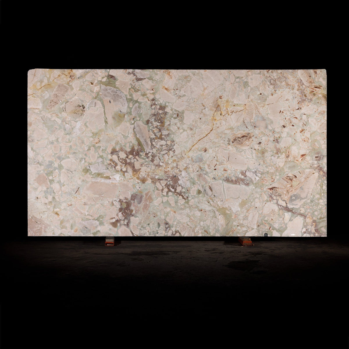 Botticelli Breccia Rose Marble Honed Slab - Cemento Collection