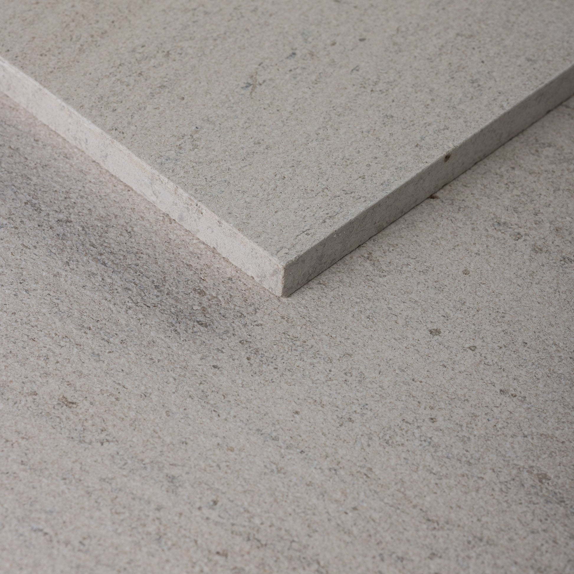 Braga Sand Limestone 16x16 Brushed Tile - Cemento Collection