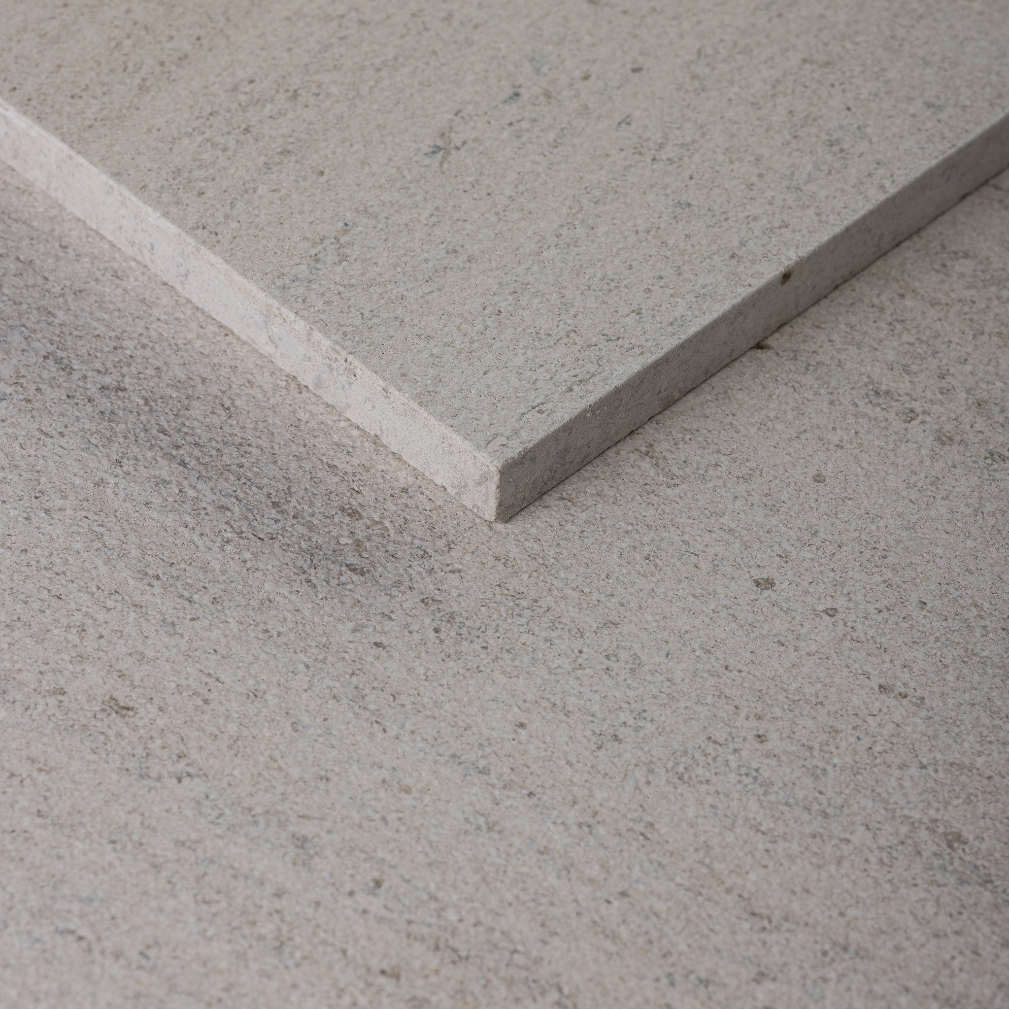 Braga Sand Limestone 16x16 Brushed Tile - Cemento Collection