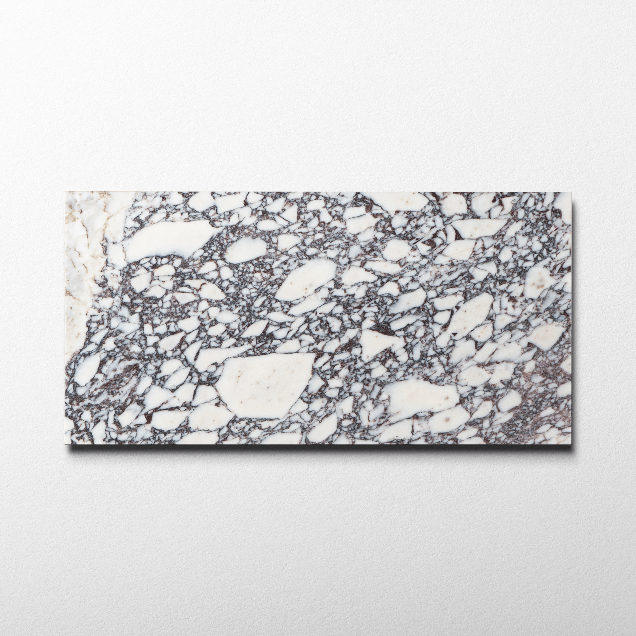 Breccia Viola Marble 12x24 Honed Field Tile | Cemento Collection