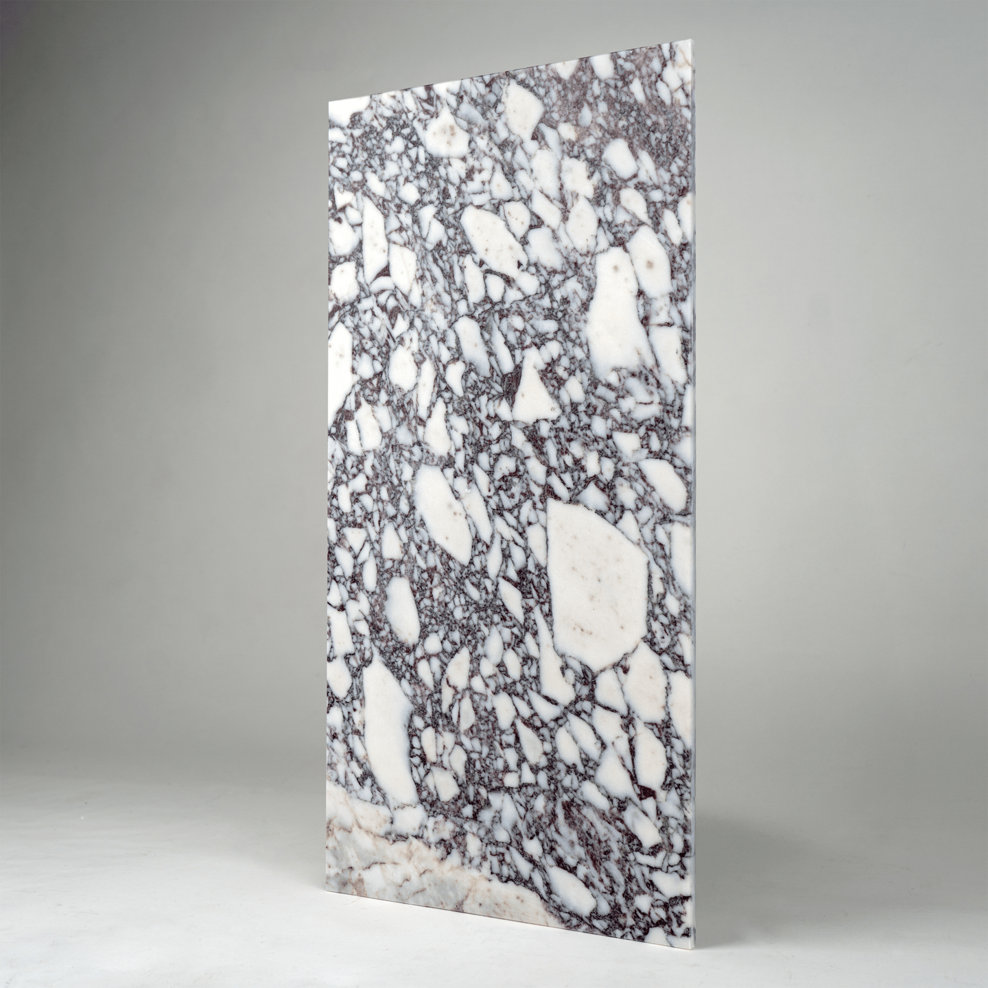 Breccia Viola Marble 12x24 Honed Field Tile - Cemento Collection