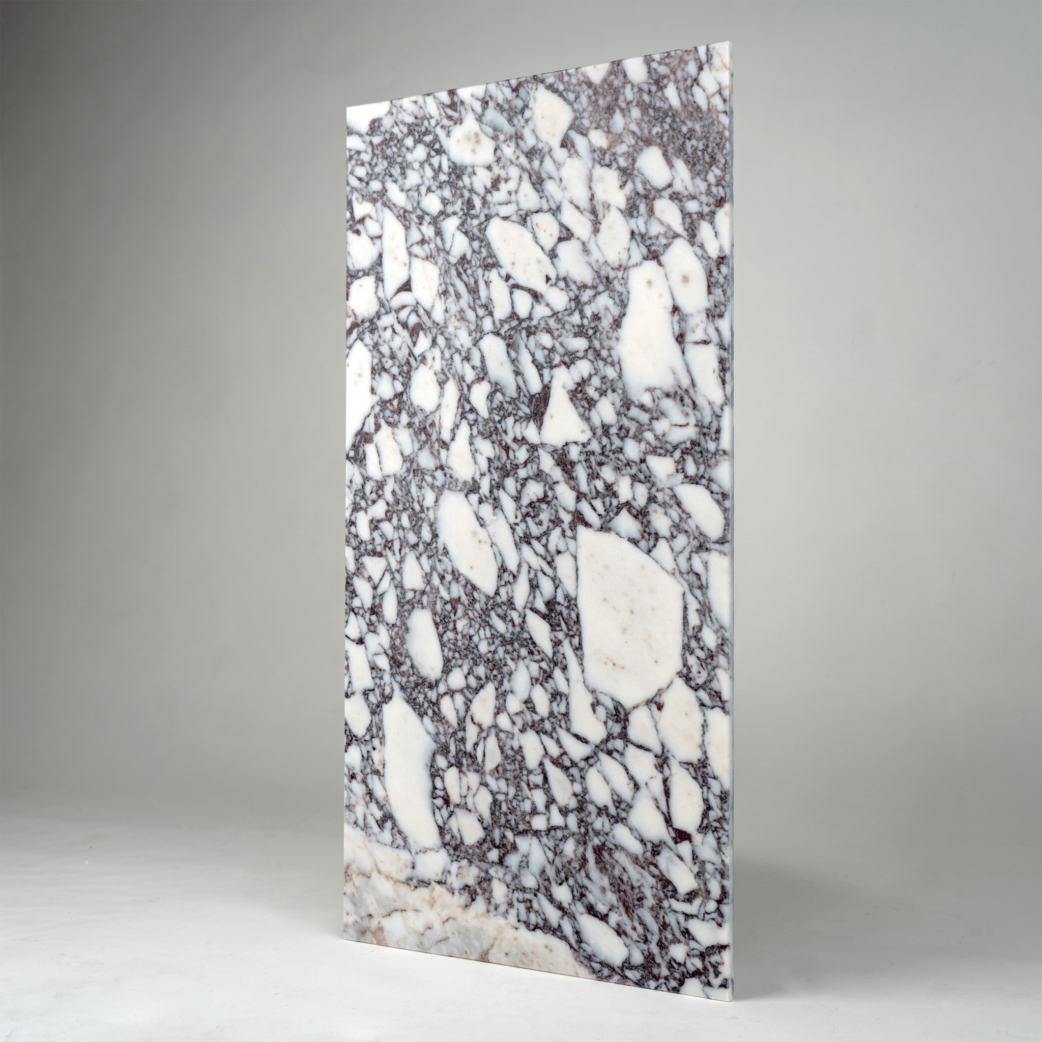 Breccia Viola Marble 12x24 Honed Field Tile - Cemento Collection