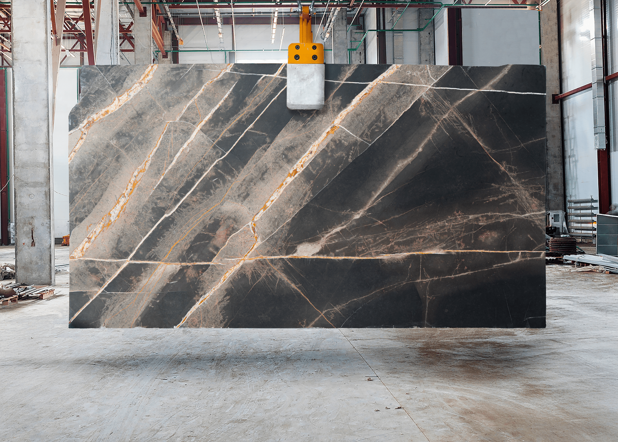 Bronze Fantasy Honed Slab - Cemento Collection