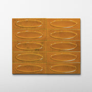 Bubble 2.5x8 Brick Golden Yellow Ceramic Tiles