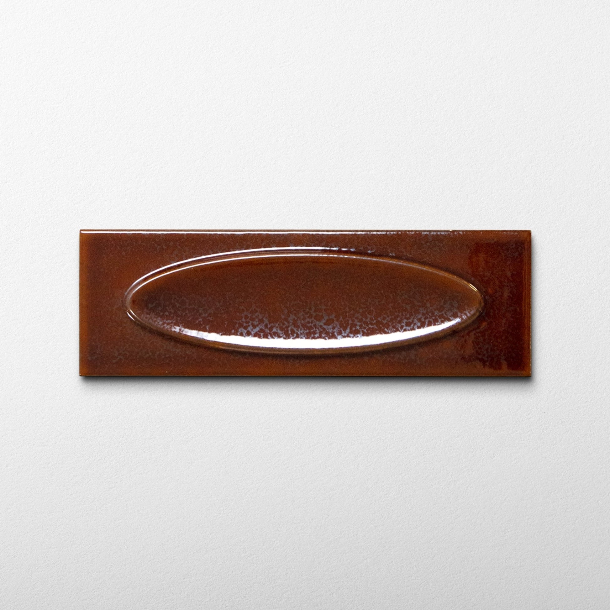 Bubble 2.5x8 Brick Saffron Red Ceramic Tiles