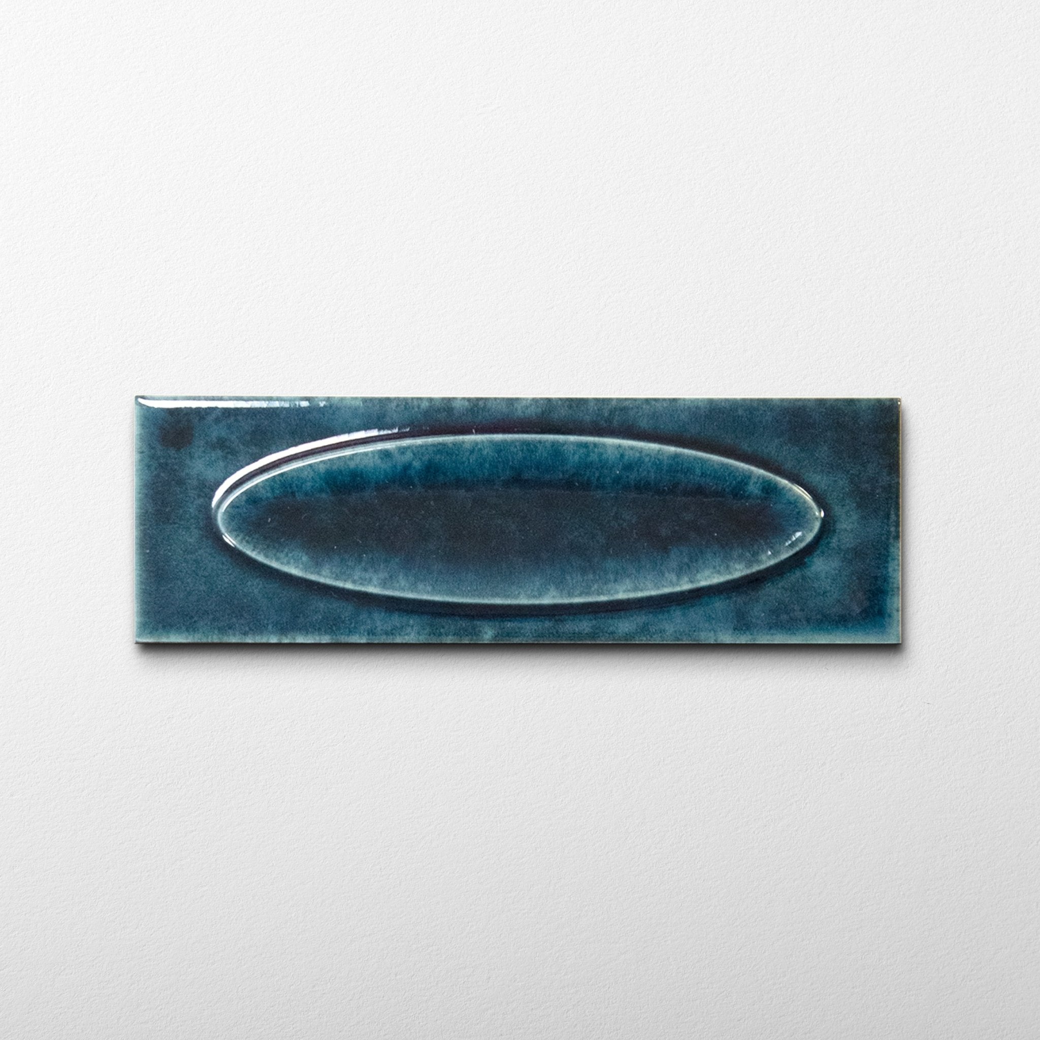 Bubble 2.5x8 Brick Sapphire Blue Ceramic Tiles
