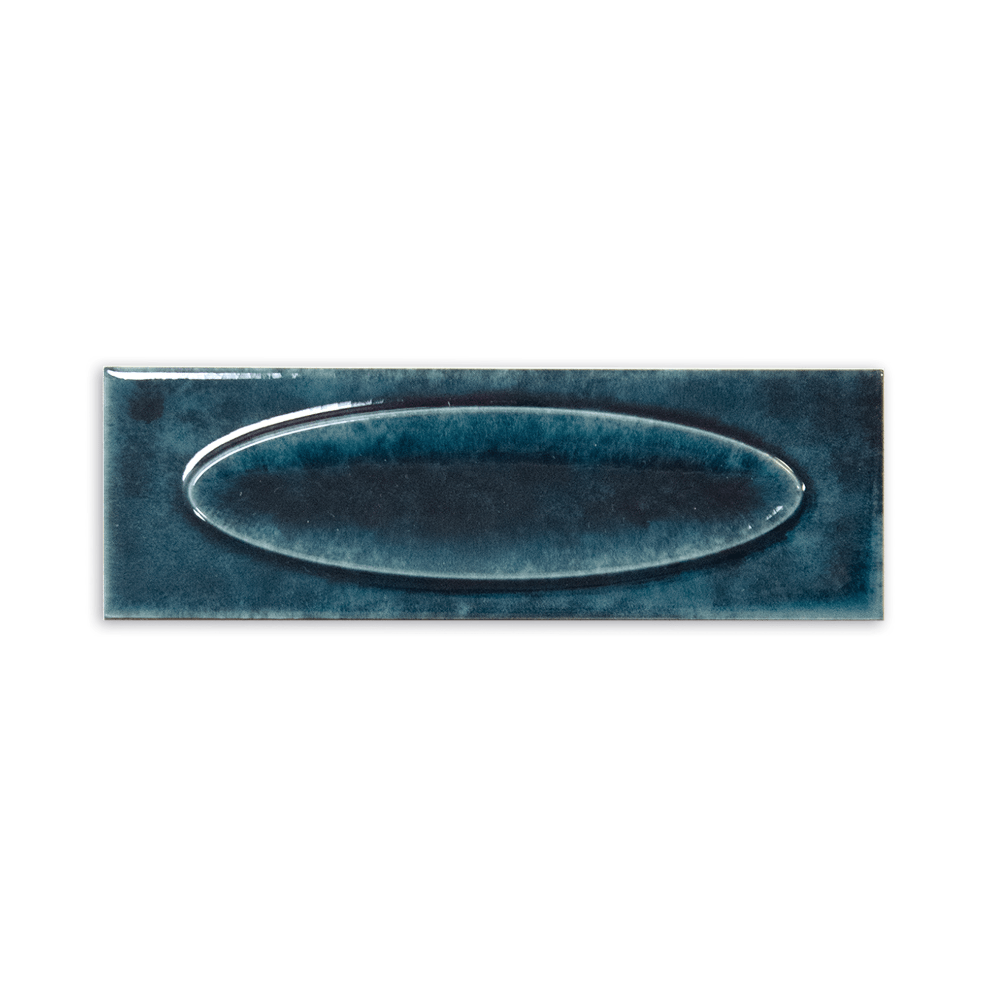 Bubble 2.5x8 Brick Sapphire Blue Ceramic Tiles - Cemento Collection