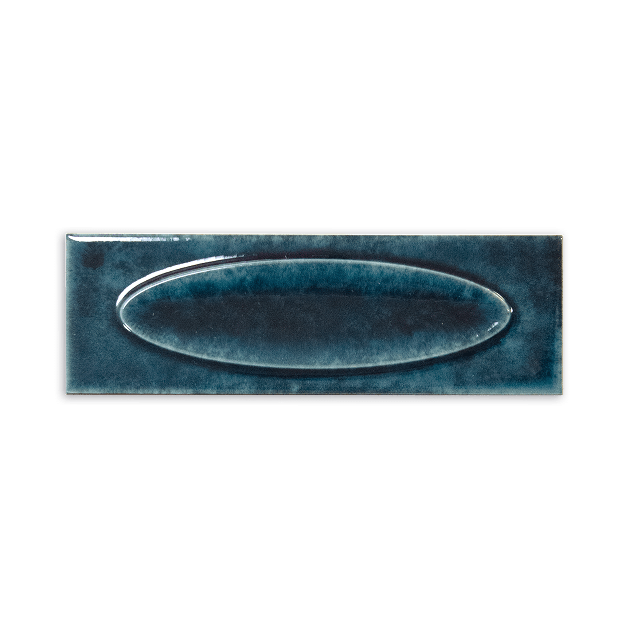Bubble 2.5x8 Brick Sapphire Blue Ceramic Tiles - Cemento Collection