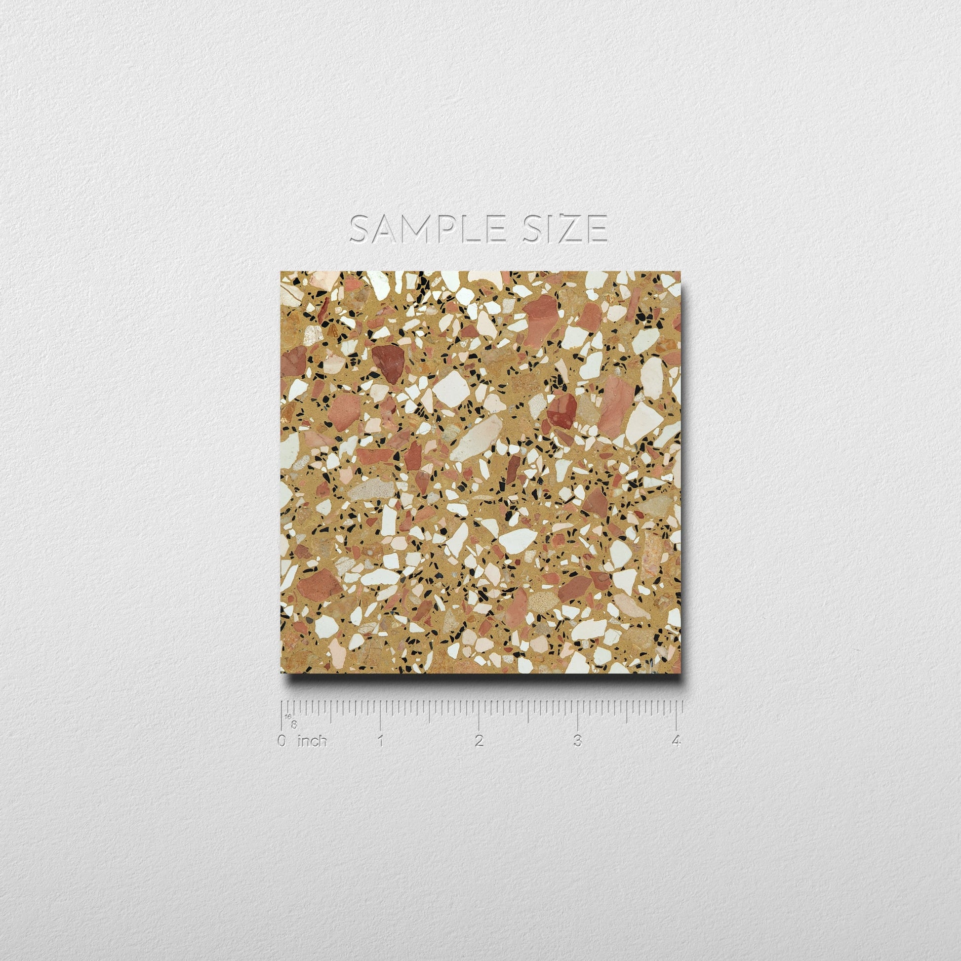 Budelli Cognac 16x16 Terrazzo Tile - Cemento Collection