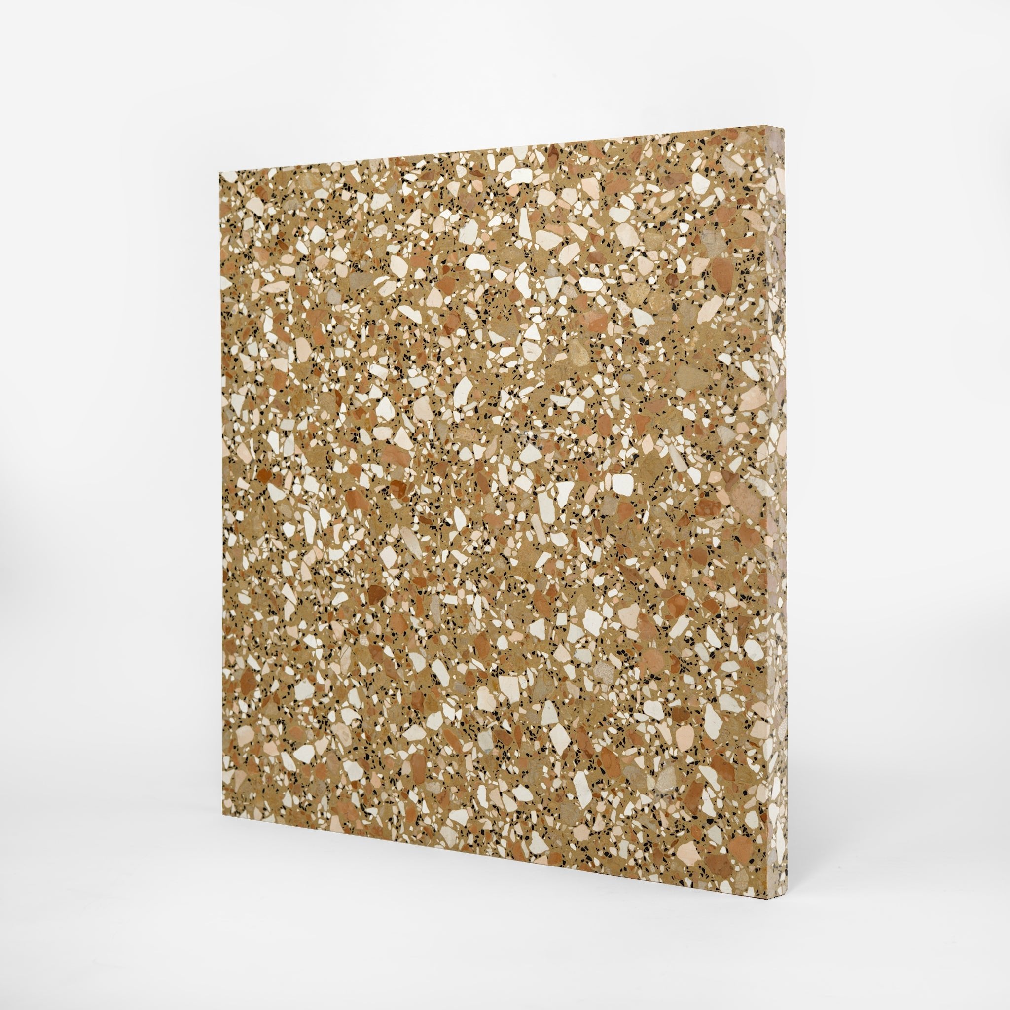 Budelli Cognac 16x16 Terrazzo Tile | Cemento Collection - Cemento