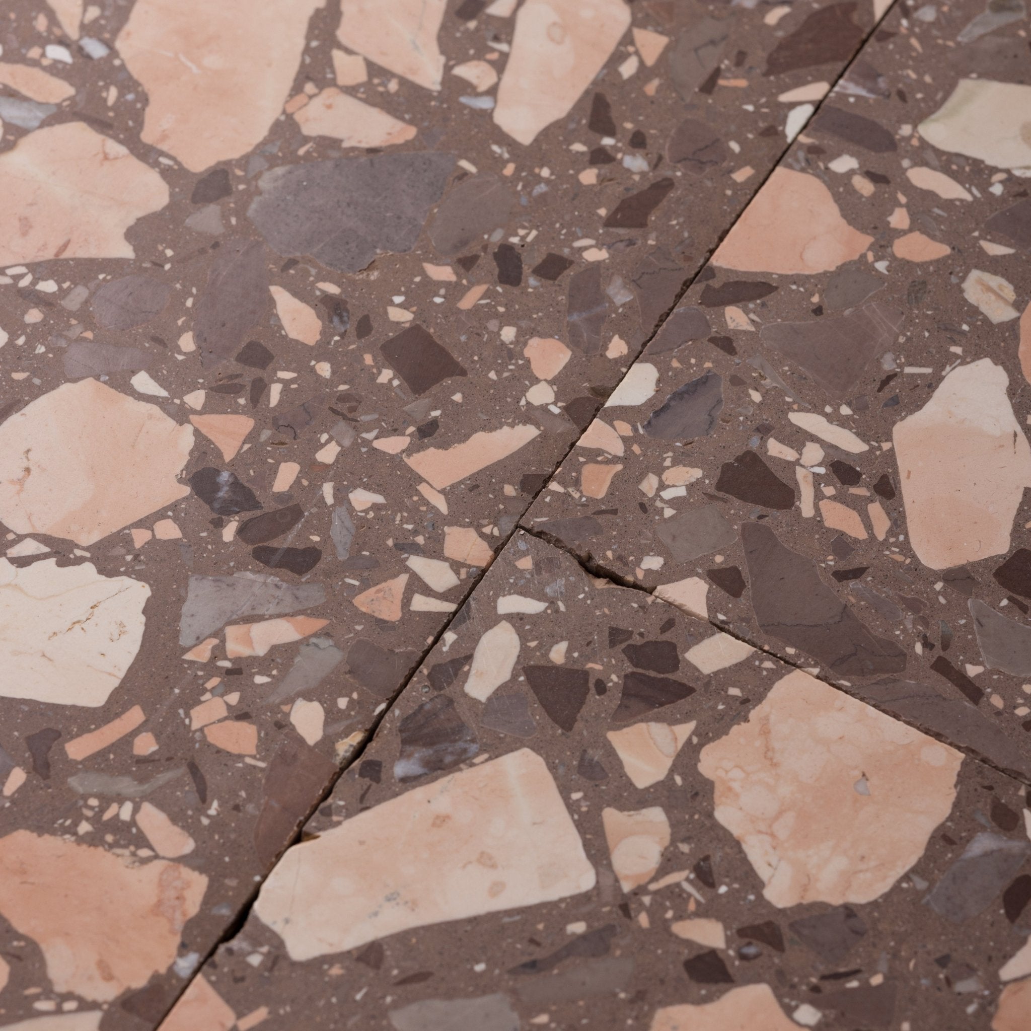 Campionna Salmon 16x16 Terrazzo Tile - Cemento Collection