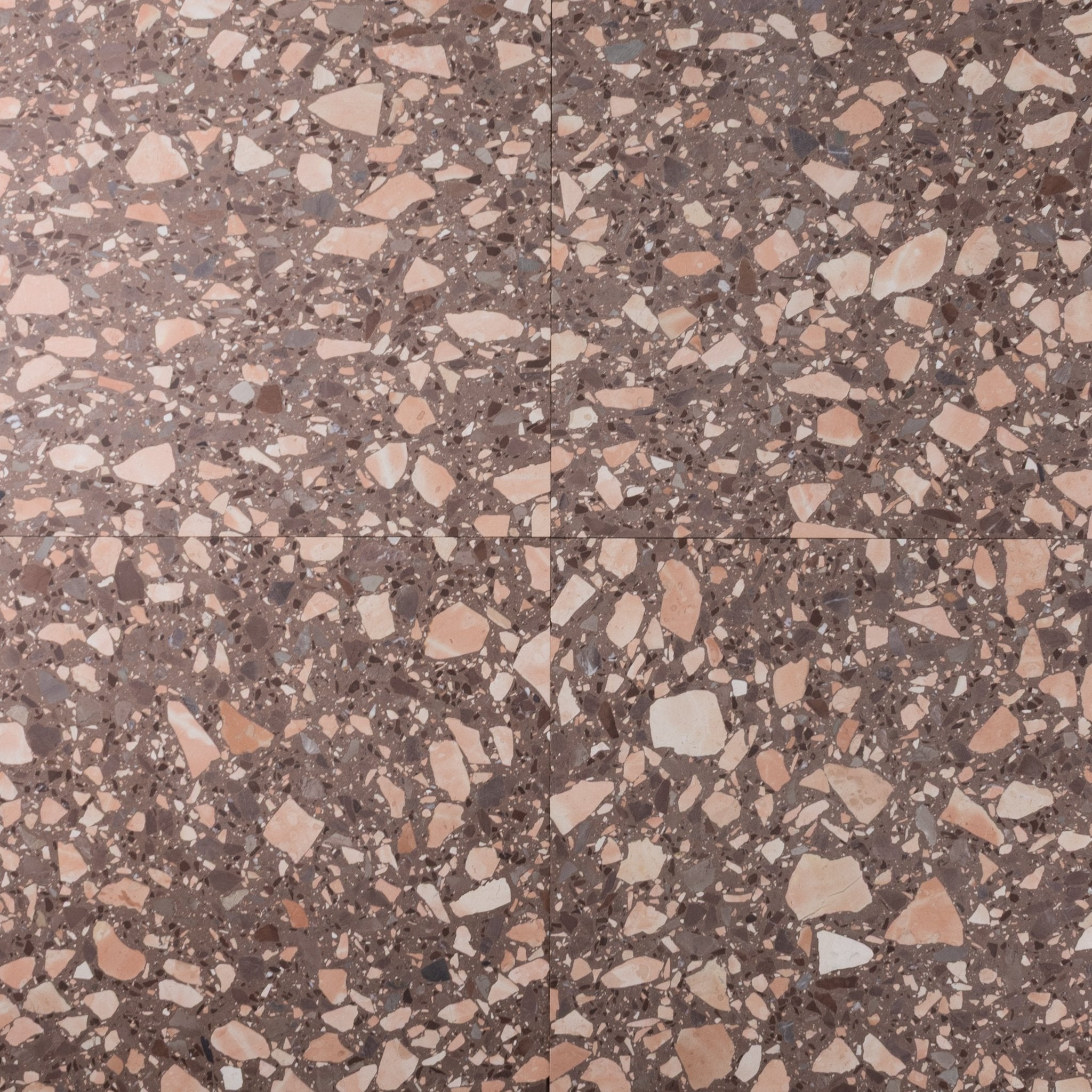Campionna Salmon 16x16 Terrazzo Tile | Cemento Collection