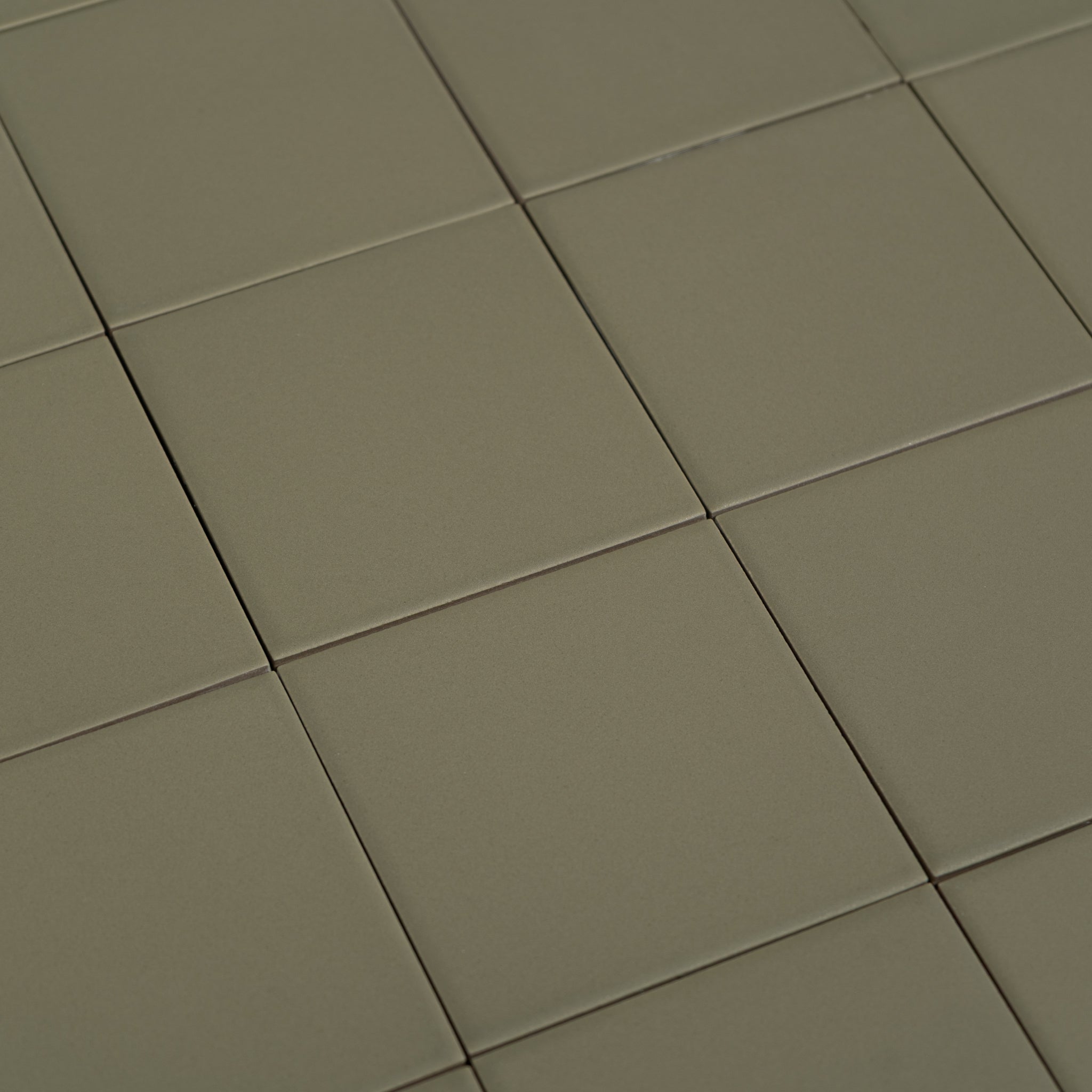 Green Porcelain Tile 4x4 - Cemento Collection