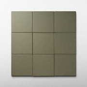 Chalk 4x4 Rosemary Green Matte Porcelain Tile