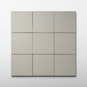 Chalk 4x4 Silver Fog Matte Porcelain Tile
