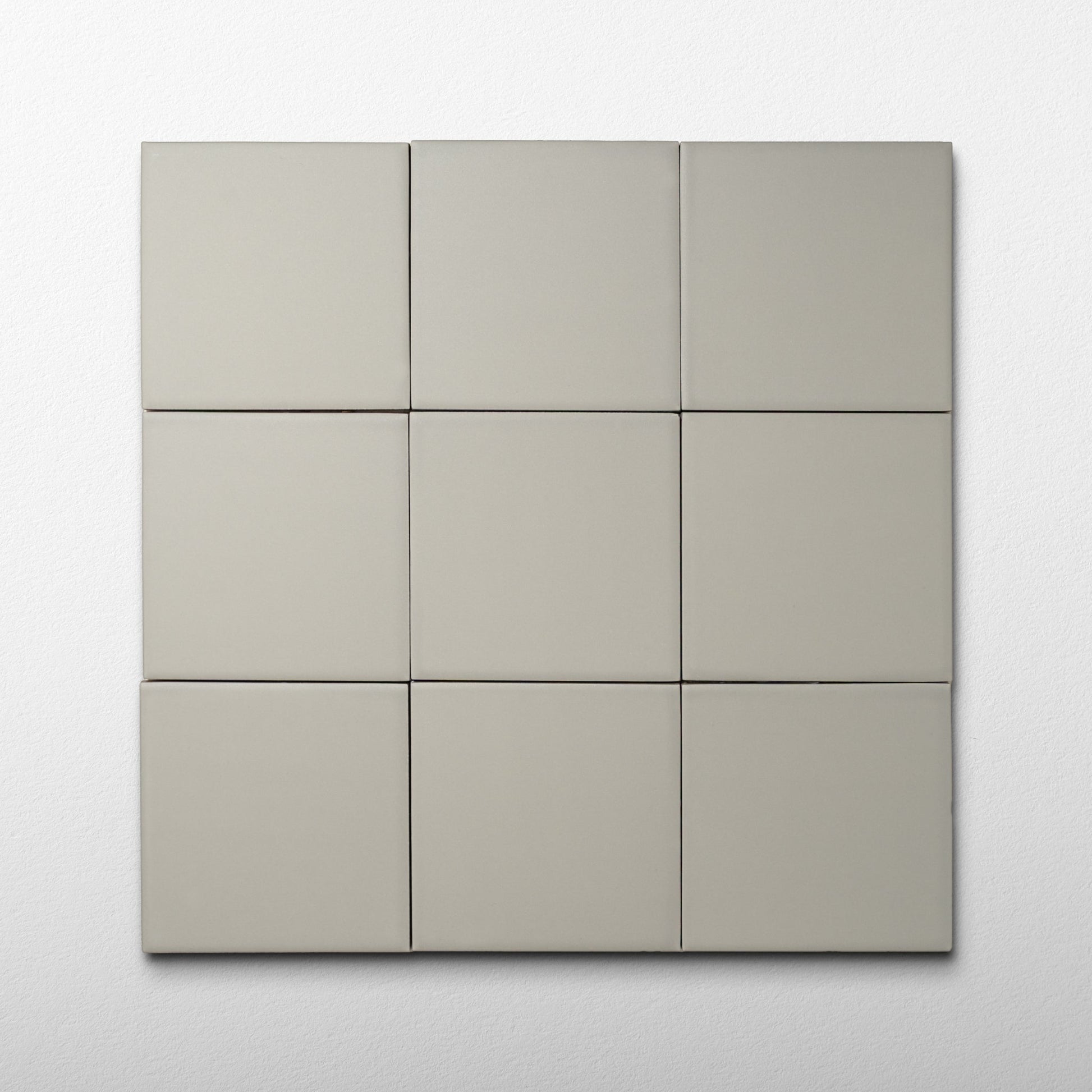 Chalk 4x4 Silver Fog Matte Porcelain Tile