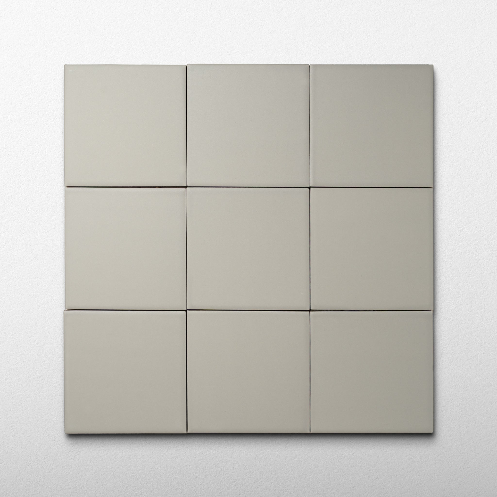 Chalk 4x4 Silver Fog Matte Porcelain Tile