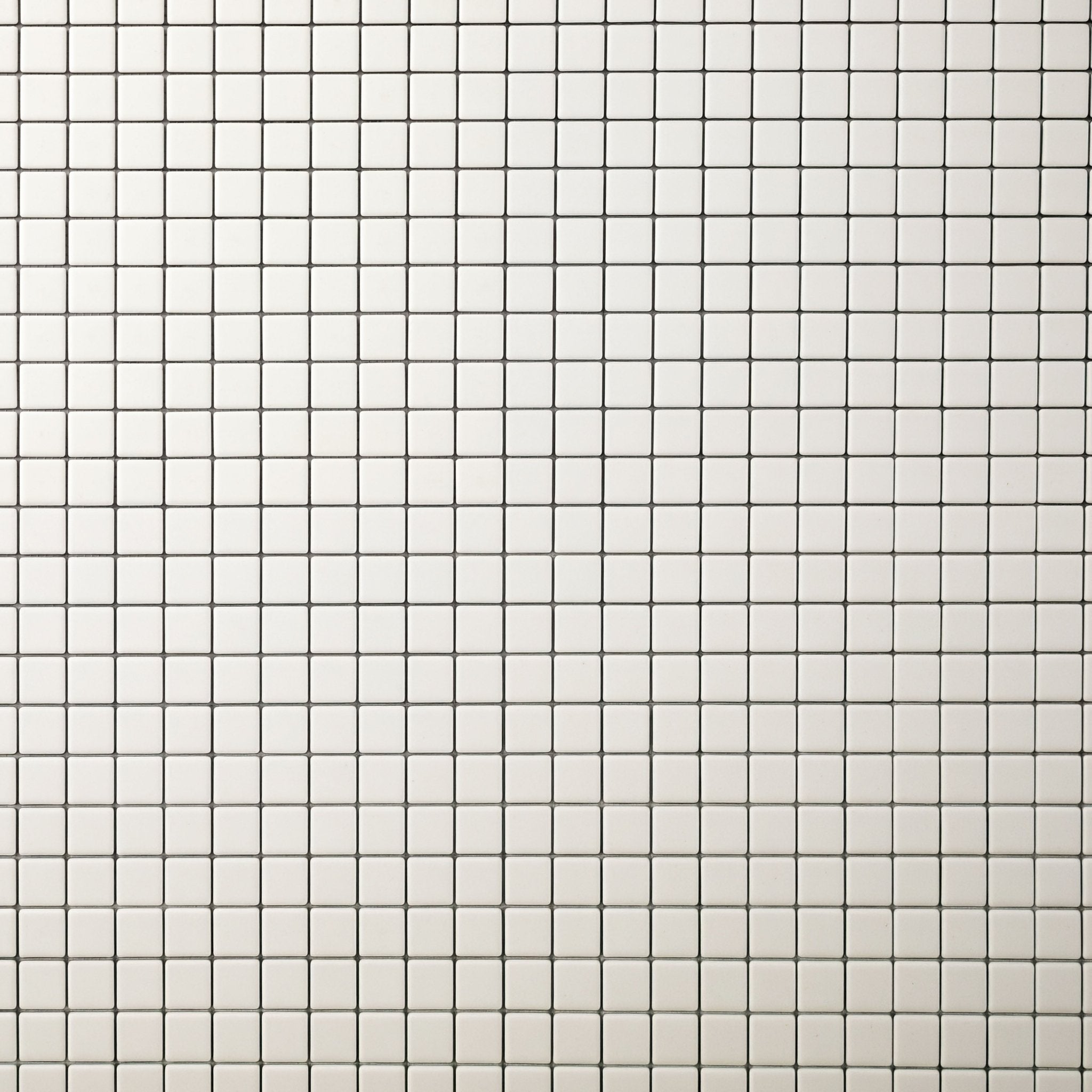Chroma Grid | Limewash White 1x1" Square Matte Mosaic Tile - Cemento Collection