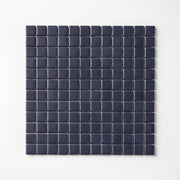 Chroma Grid | Ocean Blue 1x1" Square Matte Mosaic Tile - Cemento Collection