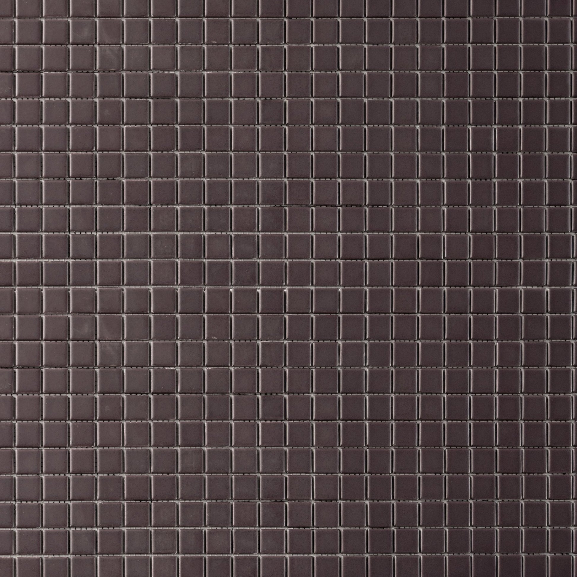 Chroma Grid | Pastel Plum 1x1" Square Matte Mosaic Tile - Cemento Collection