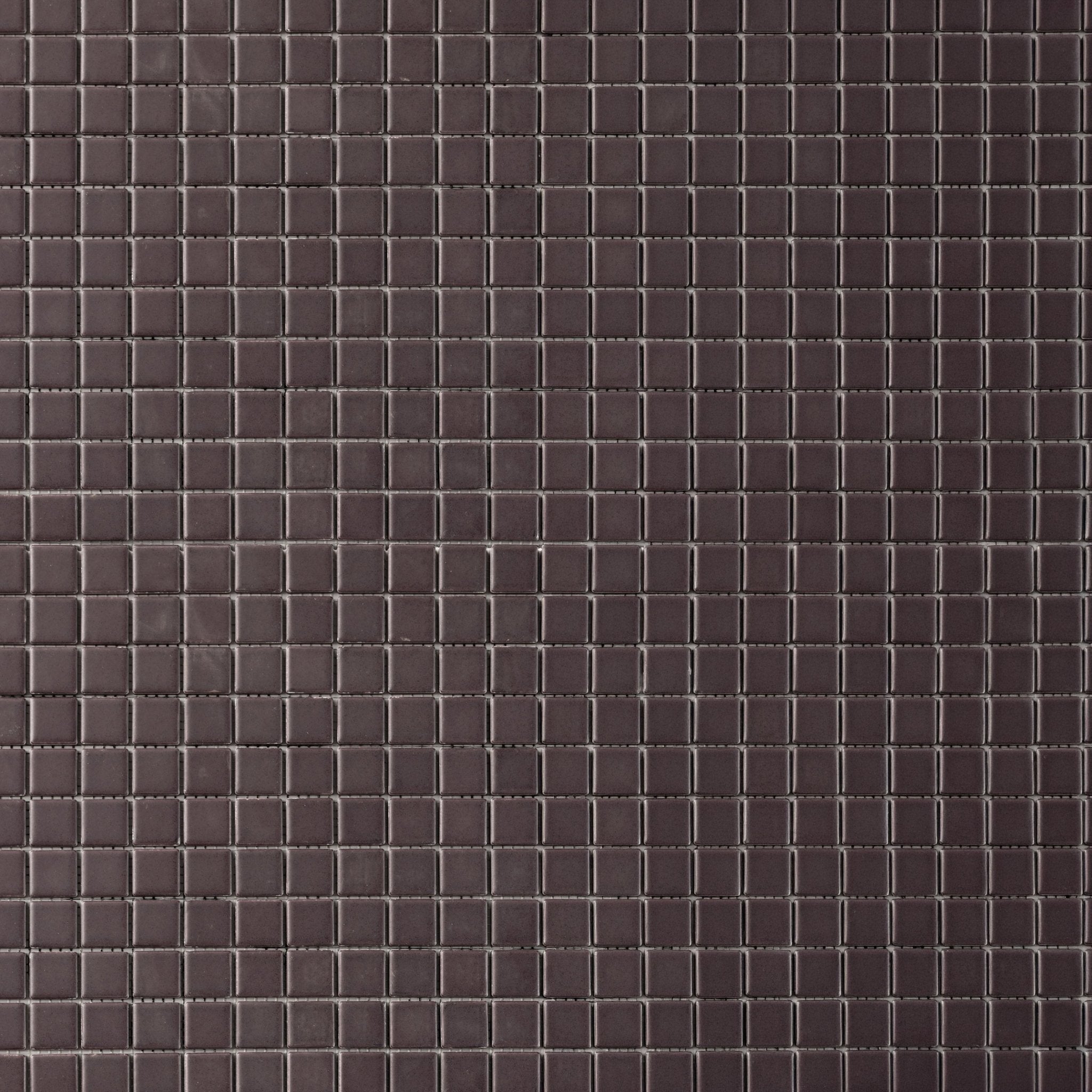 Chroma Grid | Pastel Plum 1x1" Square Matte Mosaic Tile - Cemento Collection