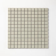Chroma Grid | Pistachio Cream 1x1" Square Matte Mosaic Tile - Cemento Collection