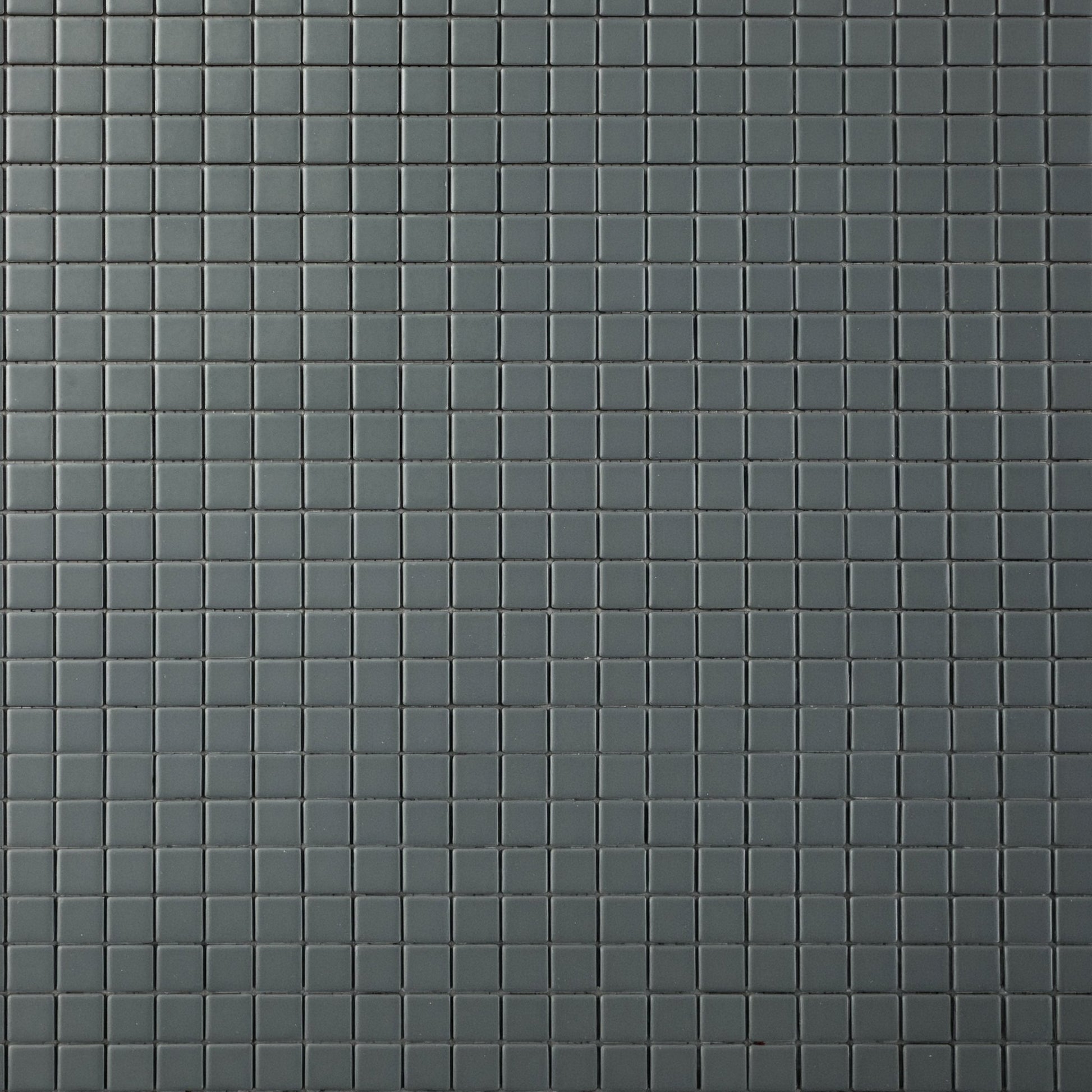 Chroma Grid | Shadow Blue 1x1" Square Matte Mosaic Tile - Cemento Collection