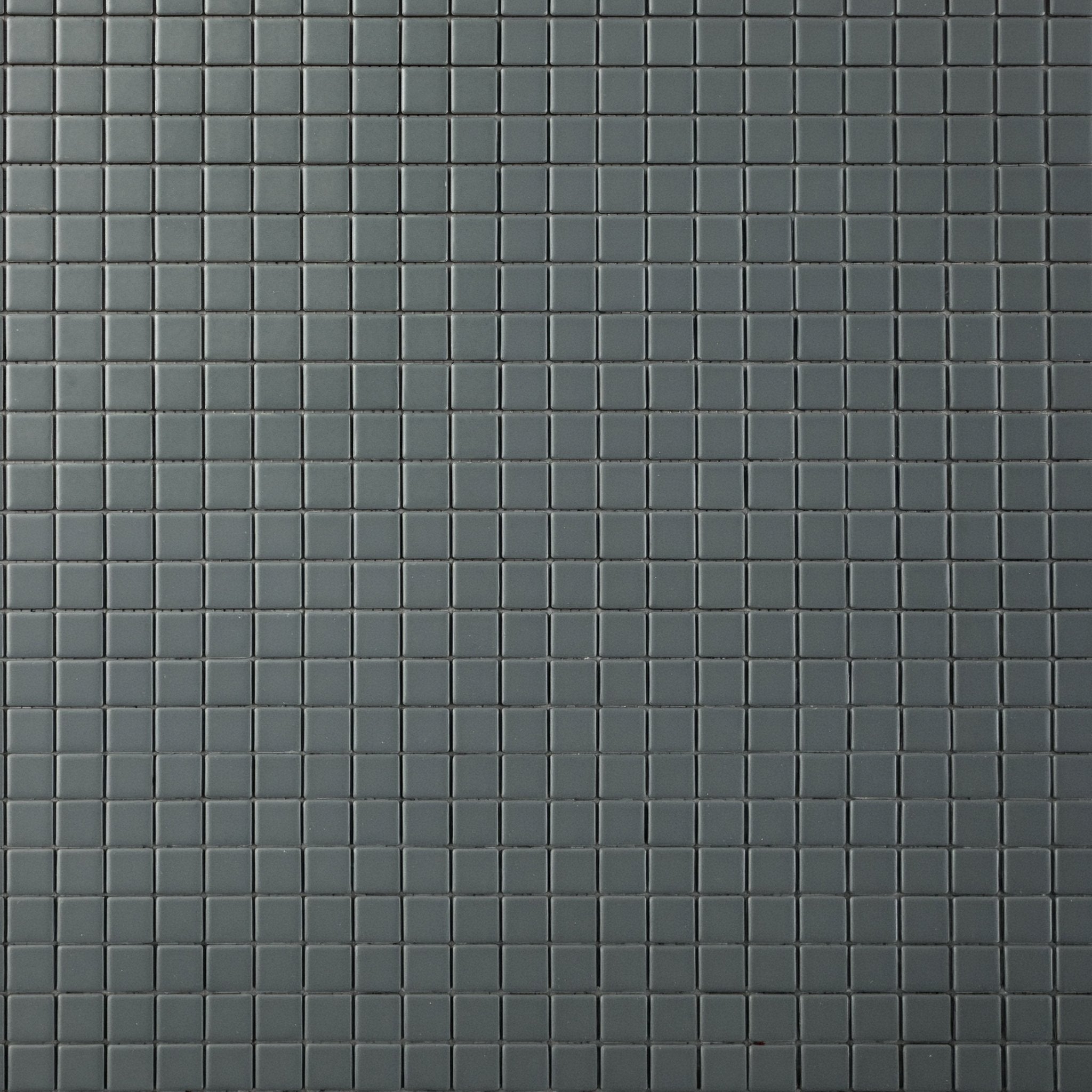 Chroma Grid | Shadow Blue 1x1" Square Matte Mosaic Tile - Cemento Collection