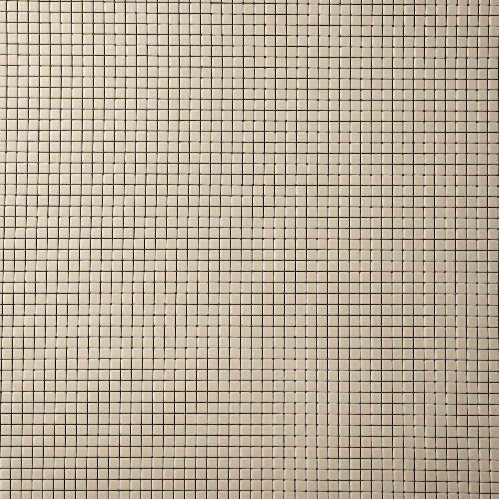 Chroma Pixel | Almond Cream 1/2x1/2" Square Matte Mosaic Tile - Cemento Collection