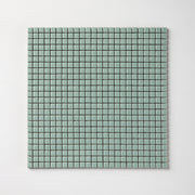 Chroma Pixel | Aquamarine 1/2x1/2" Square Matte Mosaic Tile - Cemento Collection