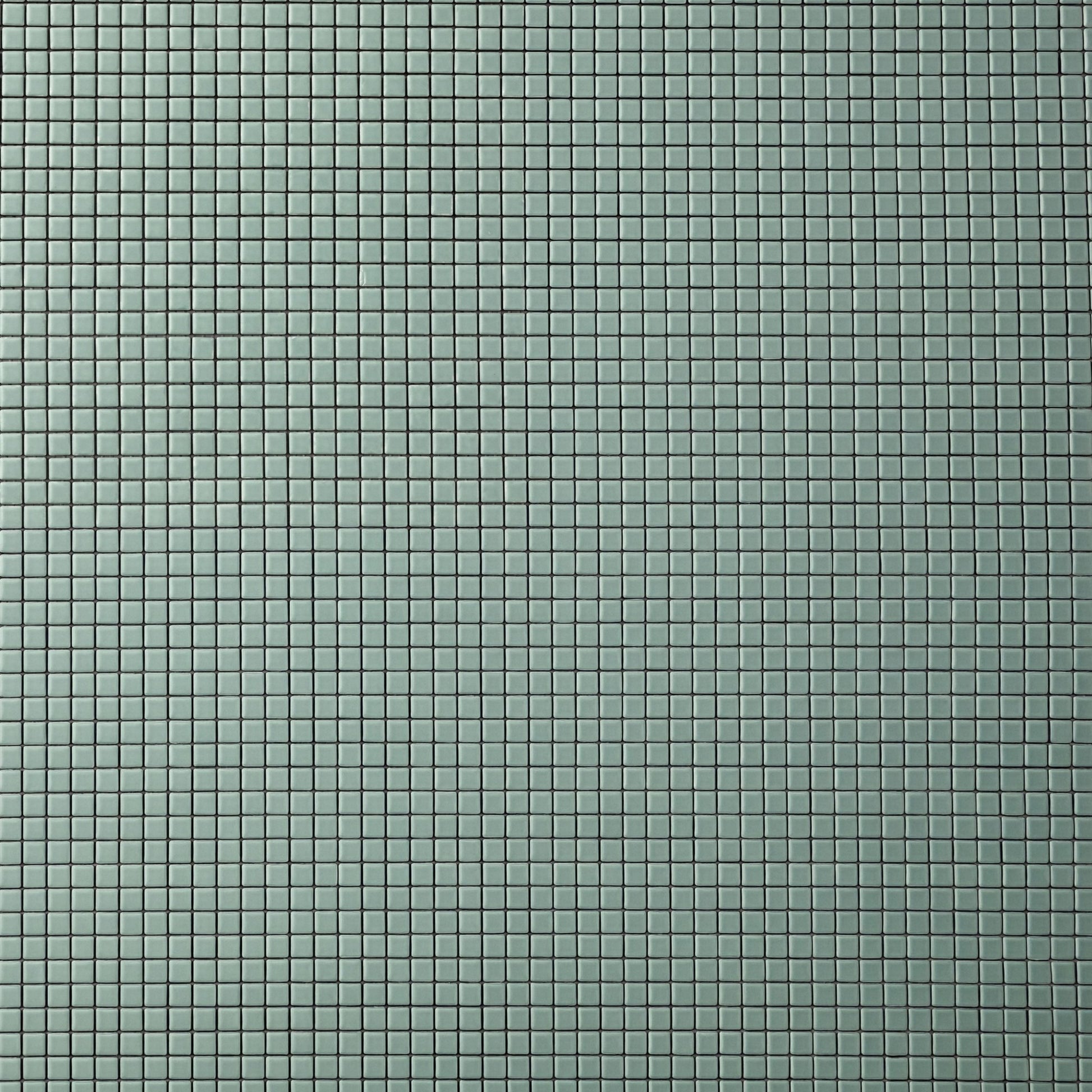Chroma Pixel | Aquamarine 1/2x1/2" Square Matte Mosaic Tile - Cemento Collection