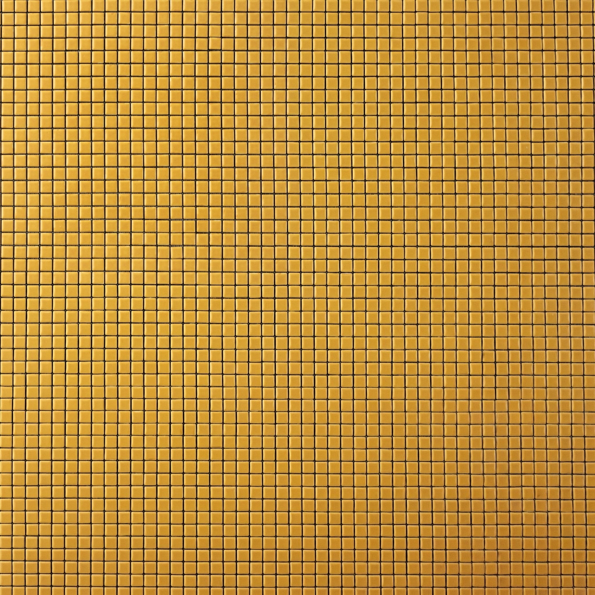 Chroma Pixel | Dijon Yellow 1/2x1/2" Square Matte Mosaic Tile - Cemento Collection