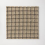 Chroma Pixel | Jute Beige 1/2x1/2" Square Matte Mosaic Tile - Cemento Collection