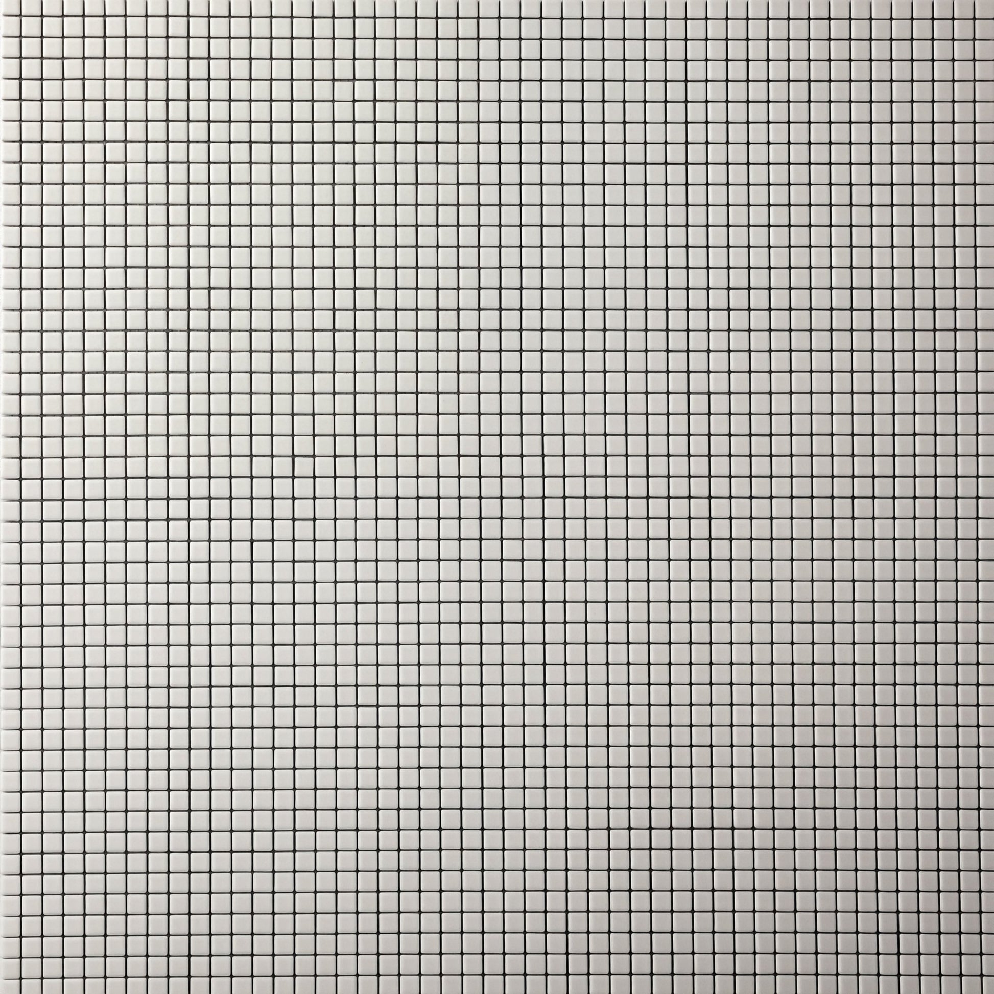 Chroma Pixel | Limewash White 1/2x1/2" Square Matte Mosaic Tile - Cemento Collection