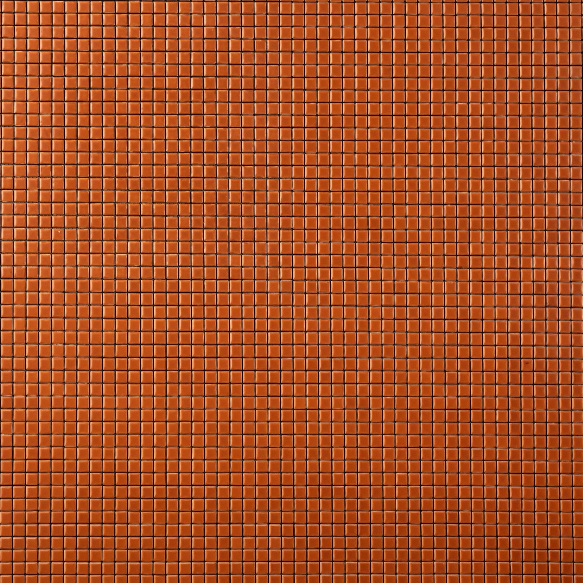 Chroma Pixel | Orange Carrot 1/2x1/2" Square Matte Mosaic Tile - Cemento Collection