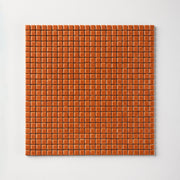 Chroma Pixel | Orange Carrot 1/2x1/2" Square Matte Mosaic Tile - Cemento Collection