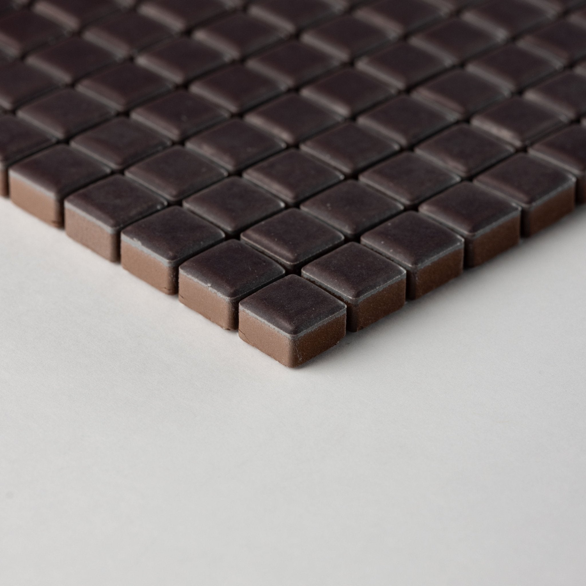 Chroma Pixel | Pastel Plum 1/2x1/2" Square Matte Mosaic Tile - Cemento Collection